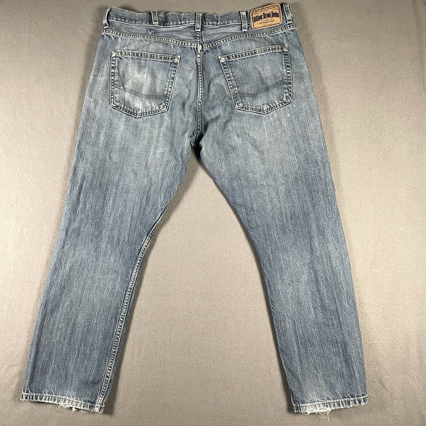 Tommy Hilfiger Mens Tommy Hilfiger Brand Denim Jeans 38x30 Classic Straight Baggy Grunge Blue Size US 38 / EU 54 - 5 Thumbnail