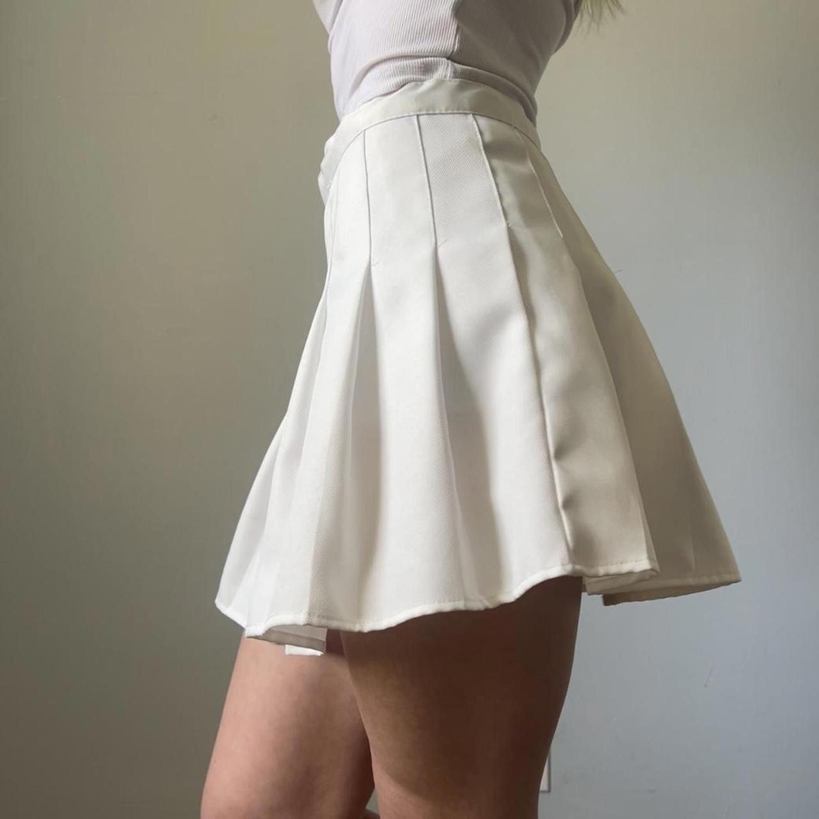 Other White preppy skater skirt Size 32" / US 10 / IT 46 - 3 Thumbnail