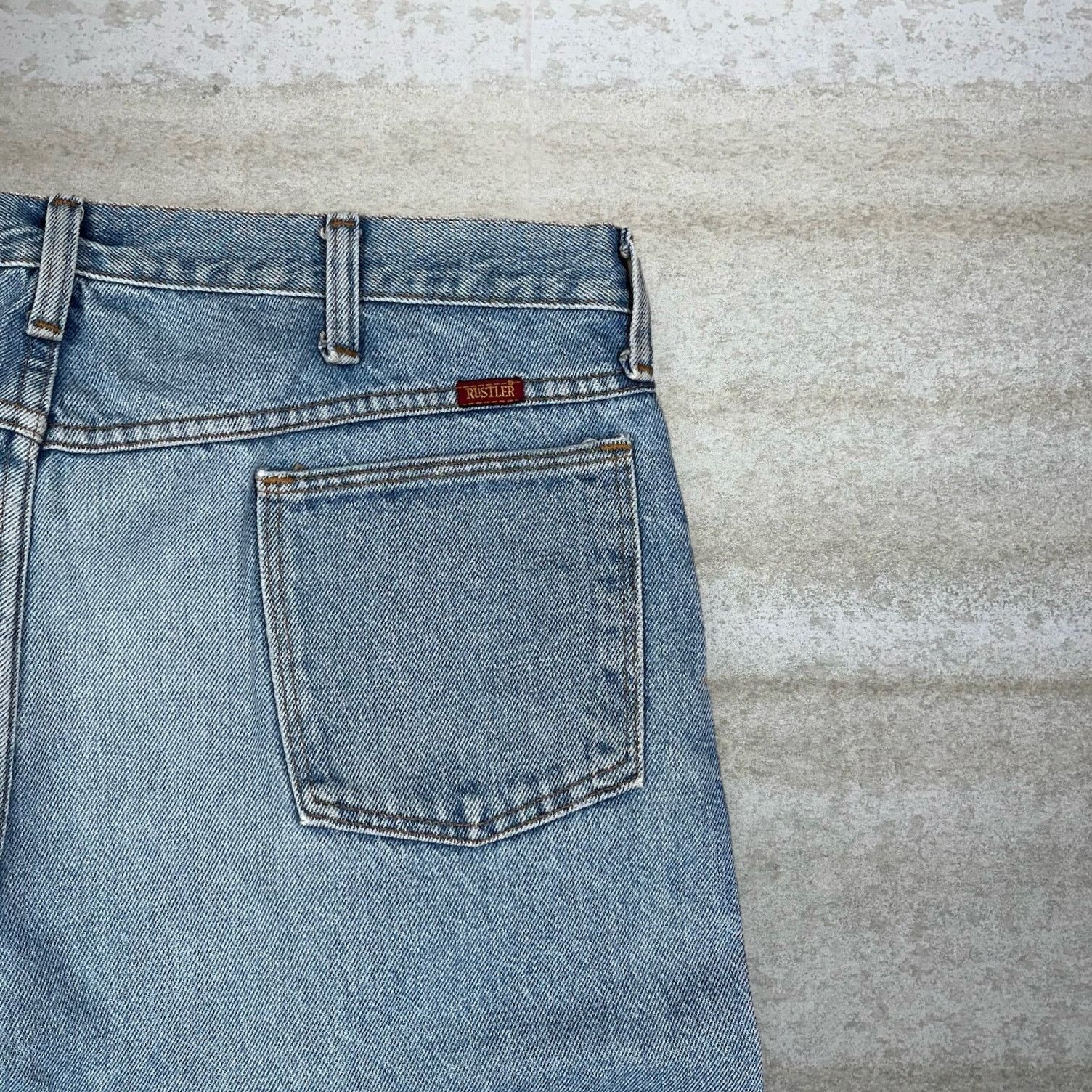 Rustler Vintage Y2K Rustler Jeans 36x32 Regular Straight Light Wash Size US 36 / EU 52 - 3 Thumbnail