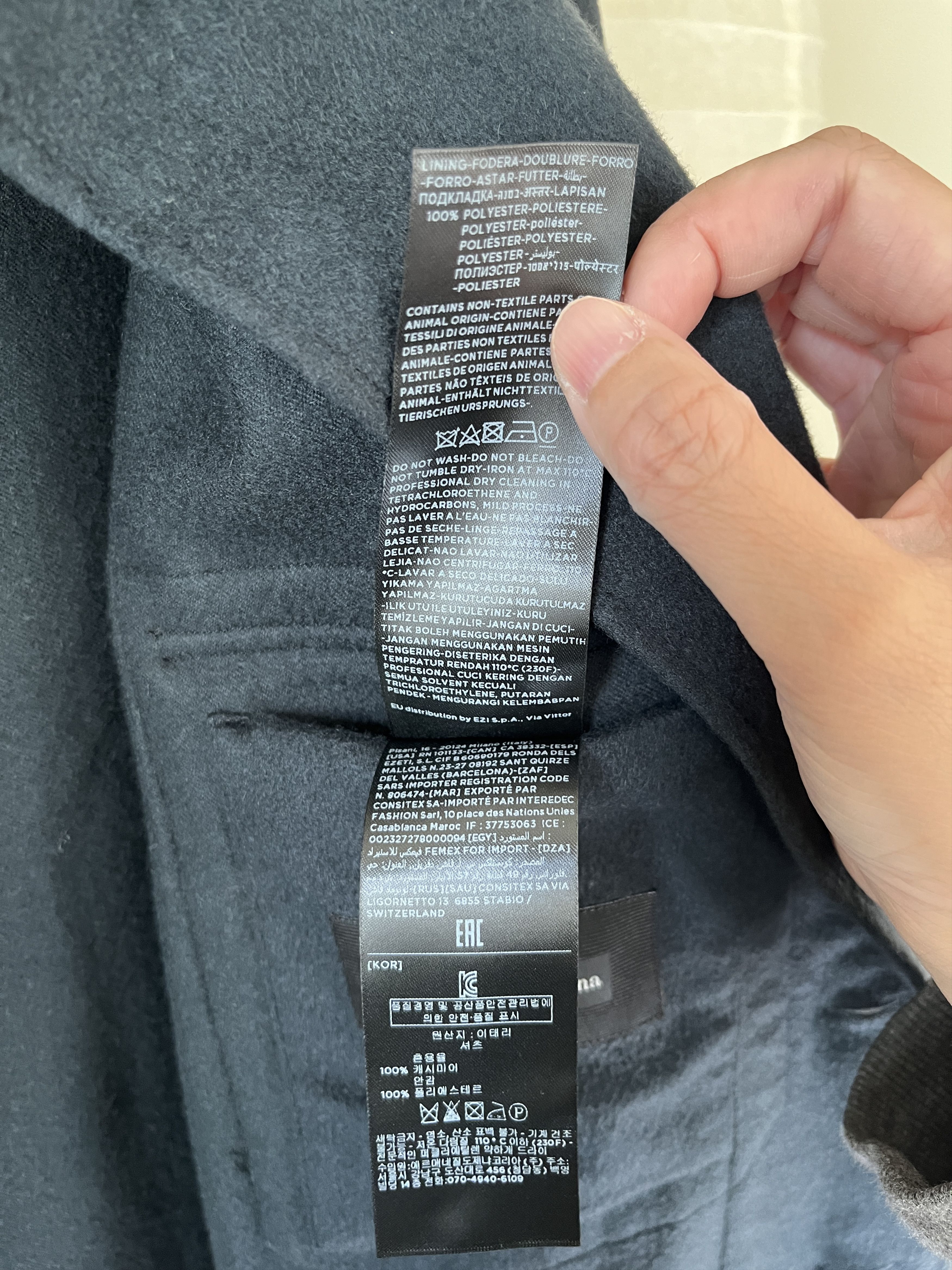 Ermenegildo Zegna 100% Cashmere Overshirt Size US XXL / EU 58 / 5 - 8 Thumbnail