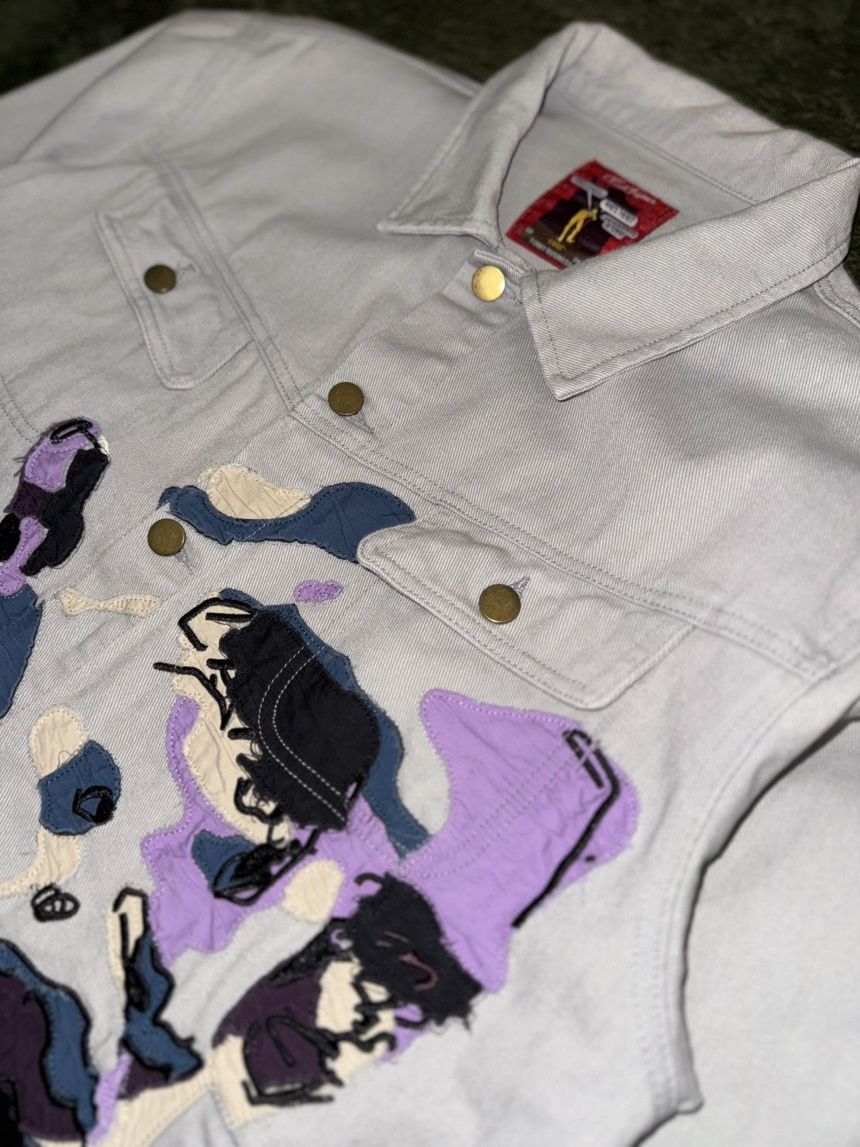 KidSuper [L] KIDSUPER Studios 23AW Embroidered Trucker Jacket Size US L / EU 52-54 / 3 - 3 Thumbnail