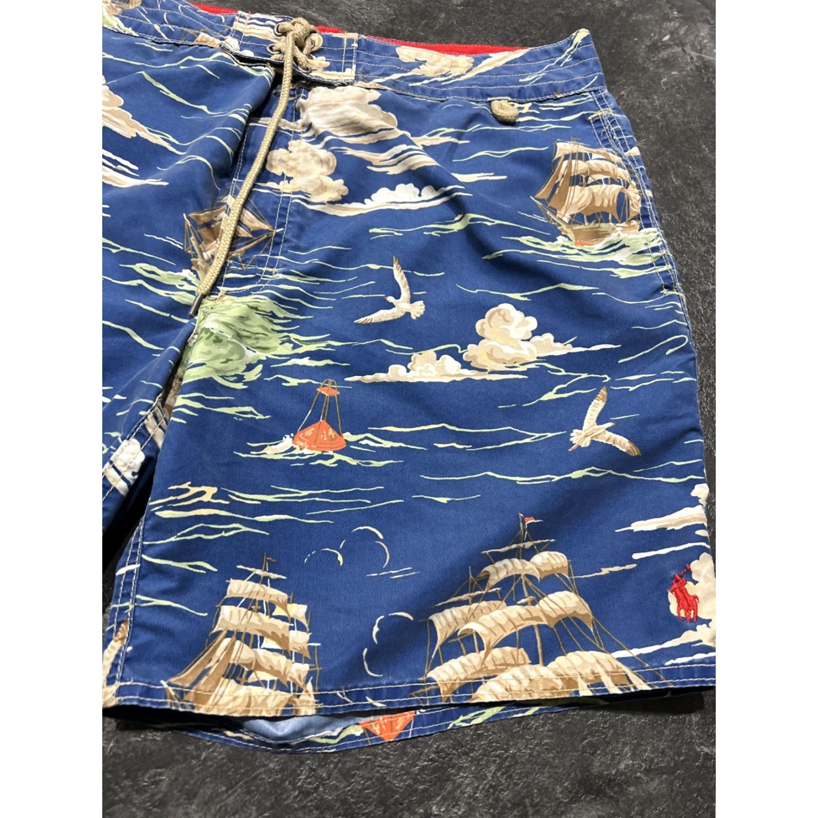 Polo Ralph Lauren Polo Ralph Lauren Swim Shorts Mens Trunks 36 Ships at Sea Multicolor Size US M / EU 48-50 / 2 - 4 Thumbnail