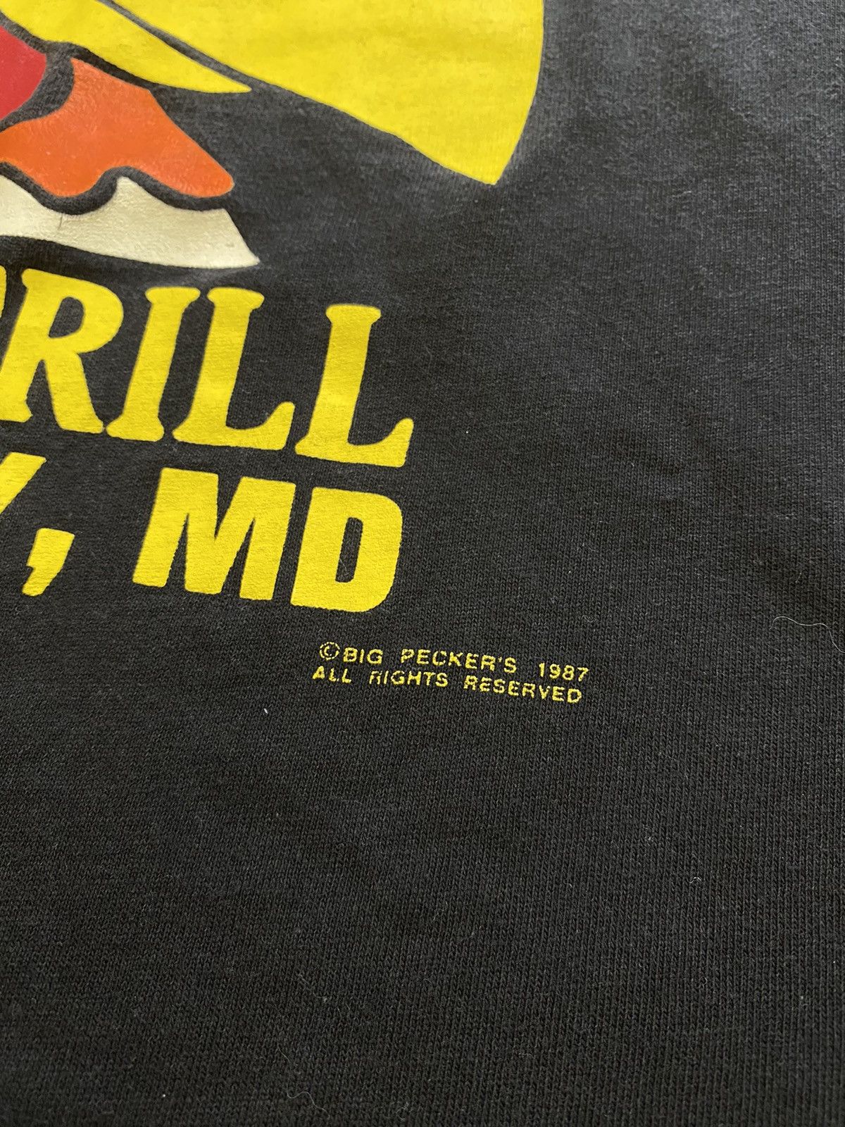 Vintage T Shirt Vintage 1987 Big Pecker’s Bar Grill Ocean City, Md Size US M / EU 48-50 / 2 - 3 Thumbnail