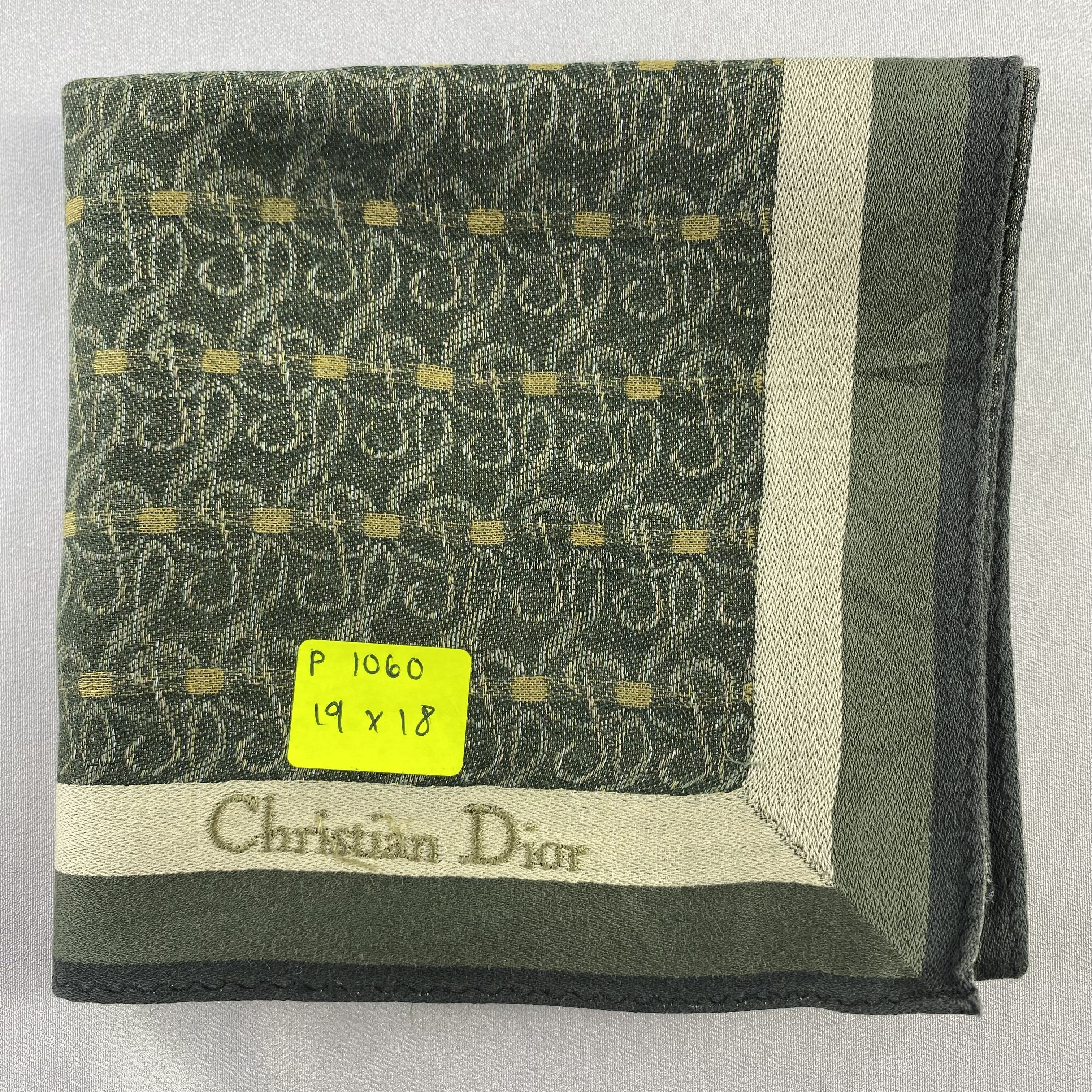 Vintage Christian Dior Monsieur Handkerchief / Neckerchief-P1060 Size ONE SIZE - 5 Thumbnail