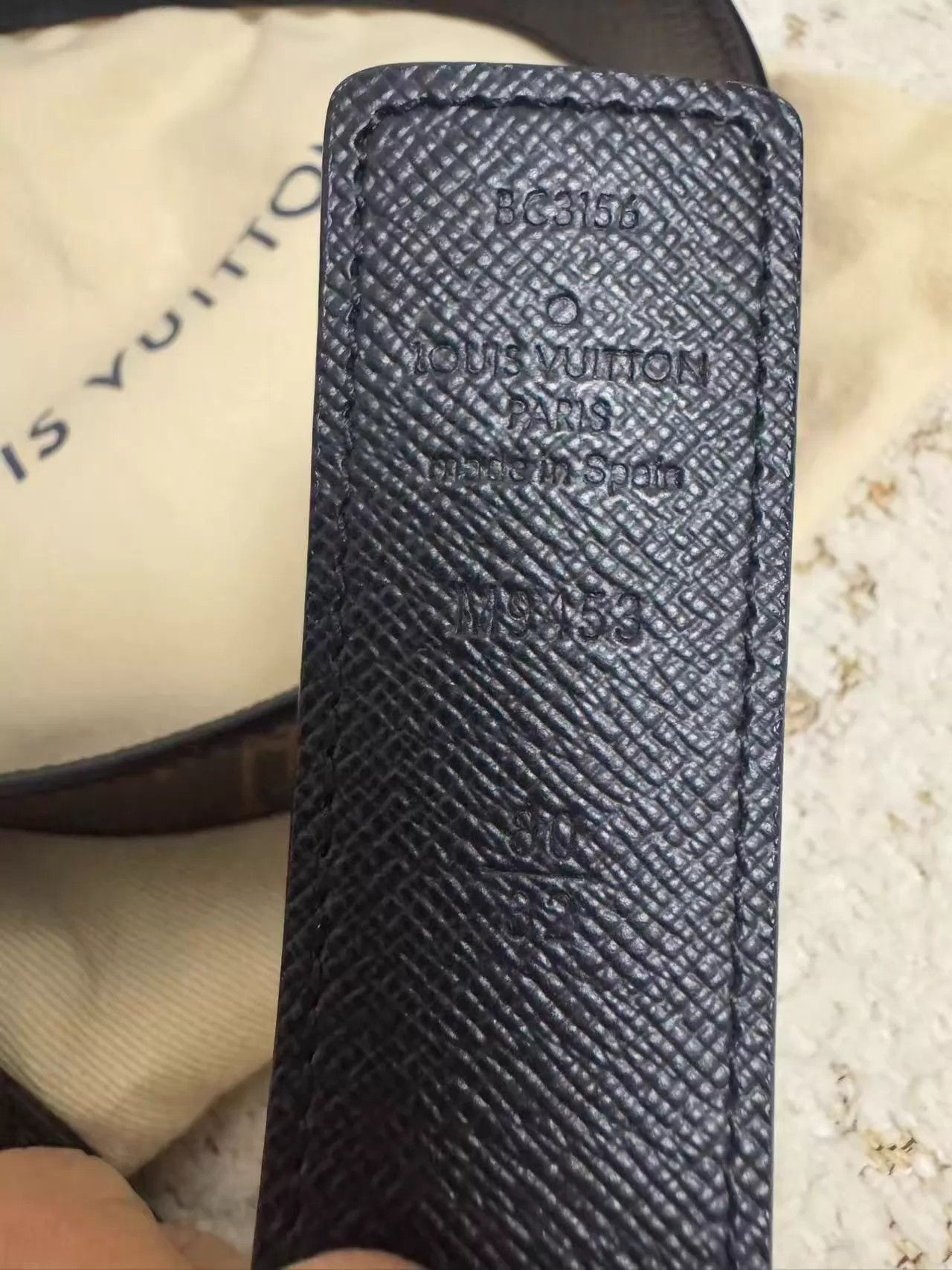 Louis Vuitton LOUIS VUITTON Monogram Belt 80cm 3cm Width 99 New Worn Once Size ONE SIZE - 4 Thumbnail