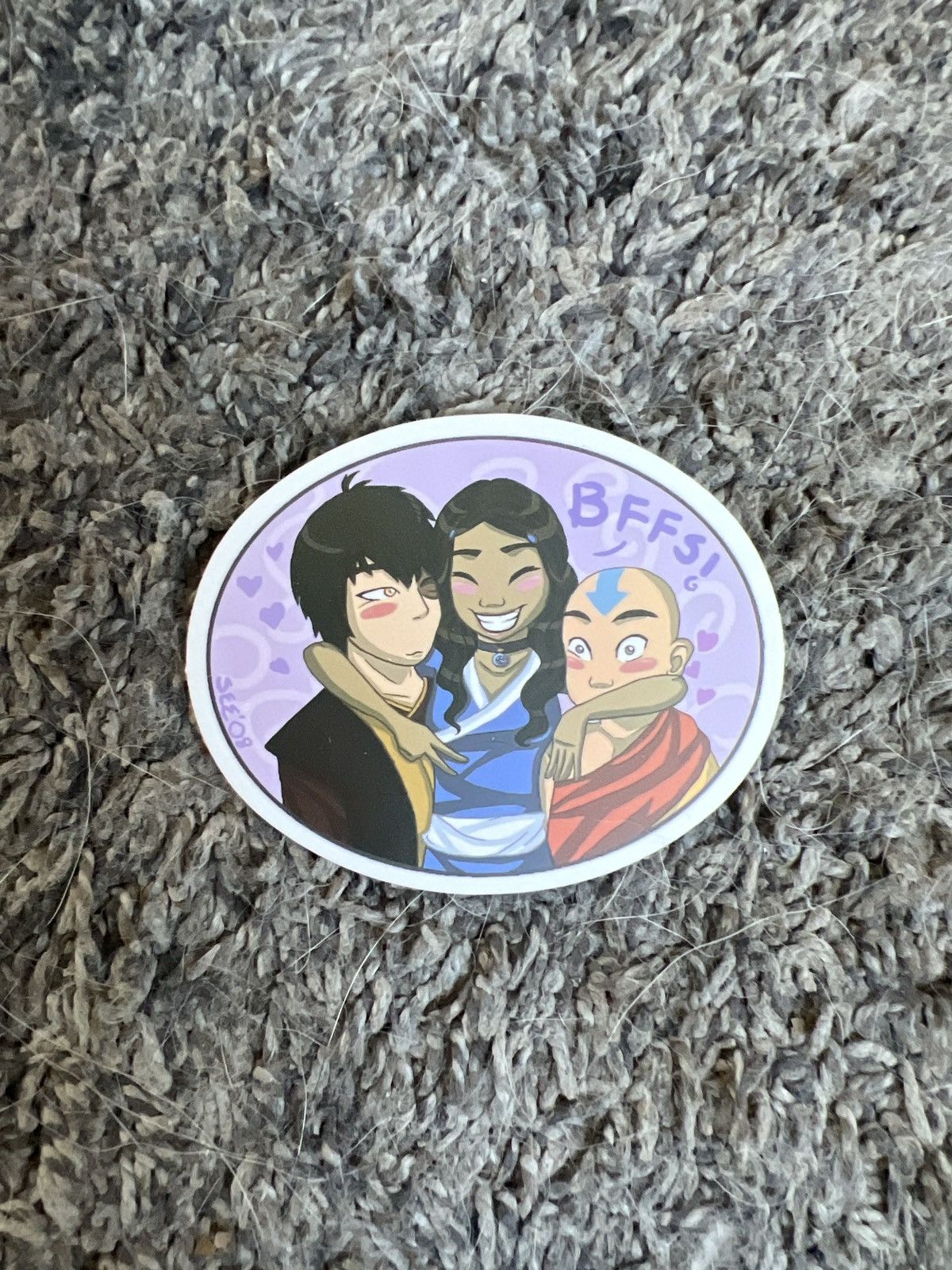 Nickelodeon Avatar: The Last Airbender BFFs! Sticker Size ONE SIZE - 1 Thumbnail