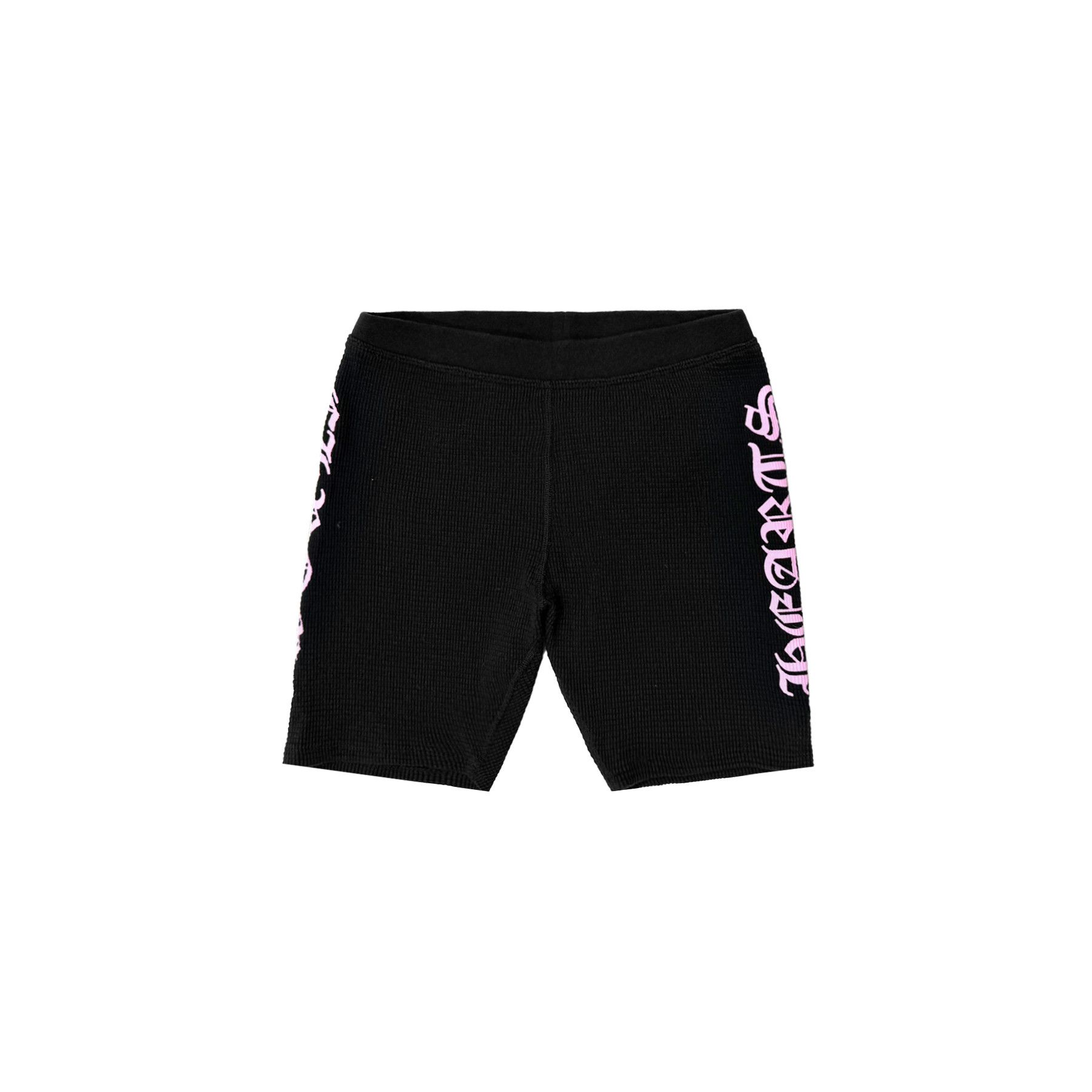 Chrome Hearts Pink Script Logo Waffle Thermal Bike Shorts