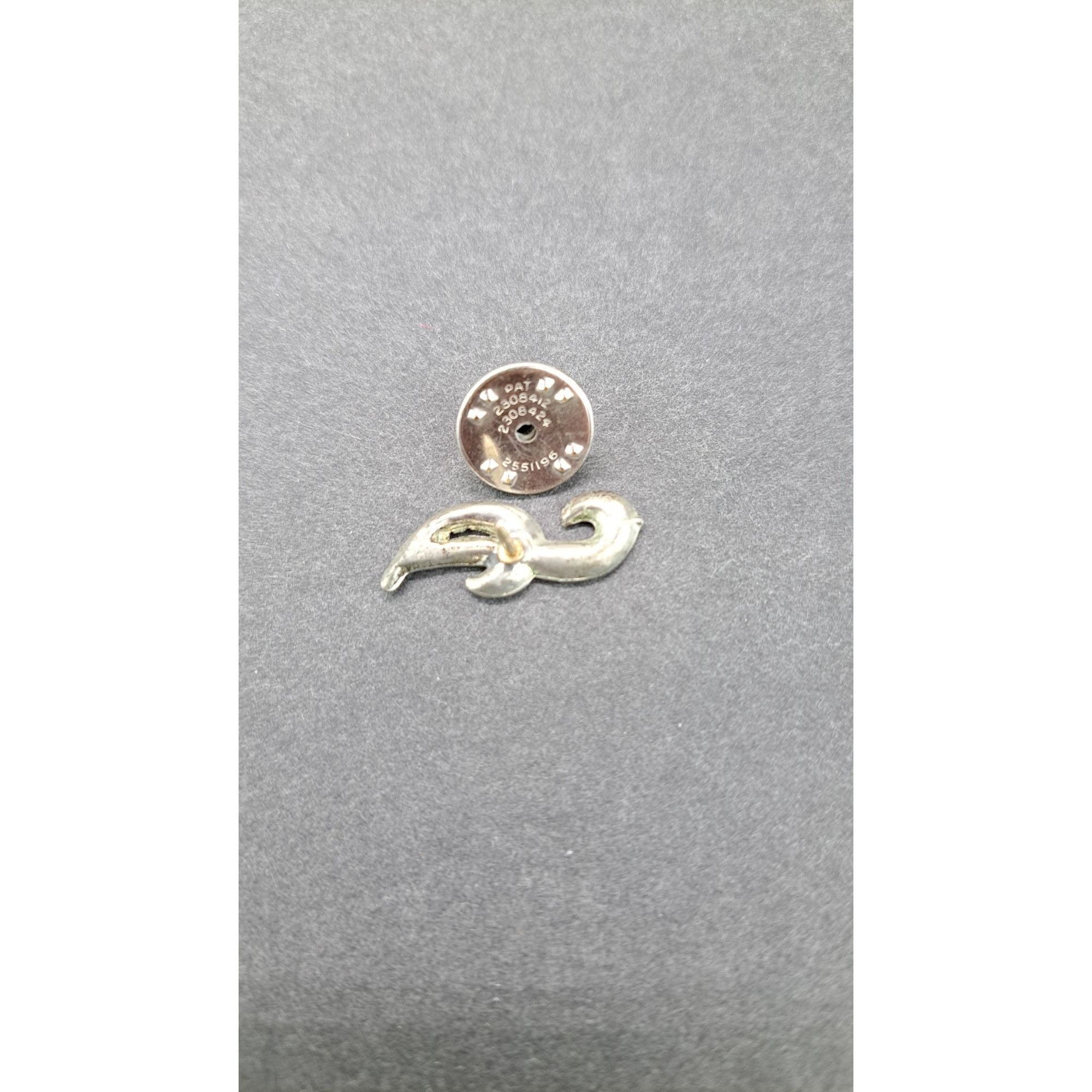 Vintage Vintage Letter J Brooch Rhinestones 1 Inch Jenny Jan Judy Size ONE SIZE - 4 Thumbnail