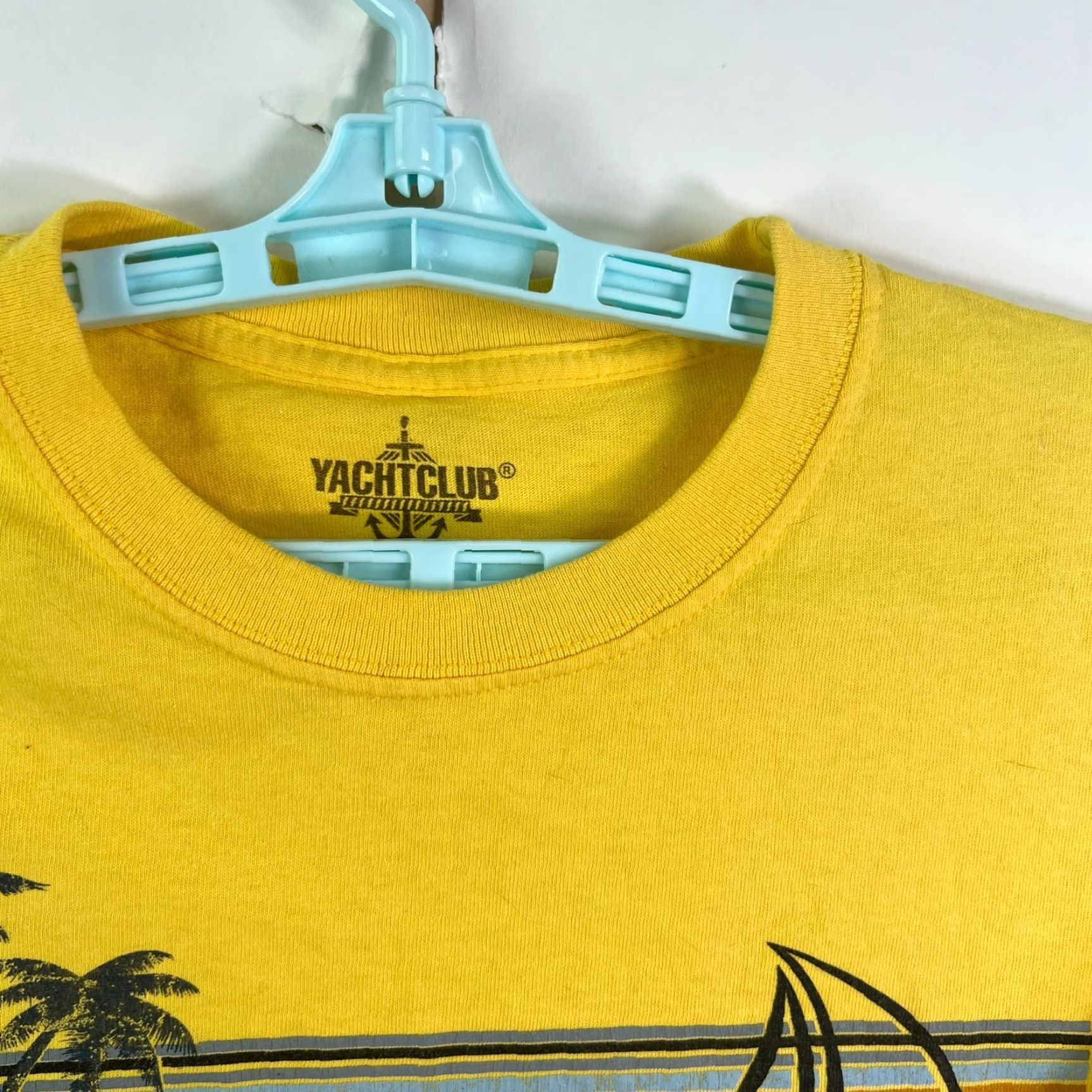 Vintage Riviera Maya Mexico Graphic T-Shirt Adult Large Yellow 90s Beach Retro Mens Size US L / EU 52-54 / 3 - 3 Thumbnail