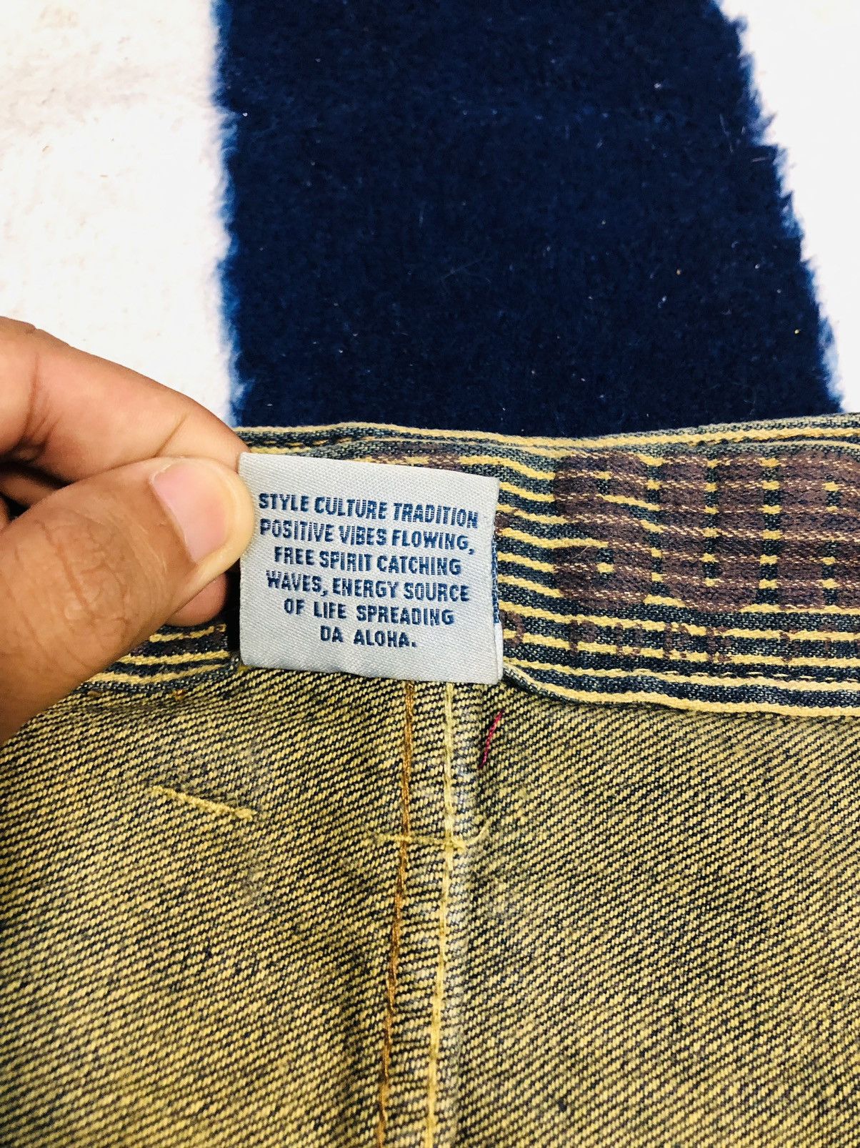Japanese Brand × Vintage Piko aloha Jeans (1) Size US 31 - 12 Thumbnail