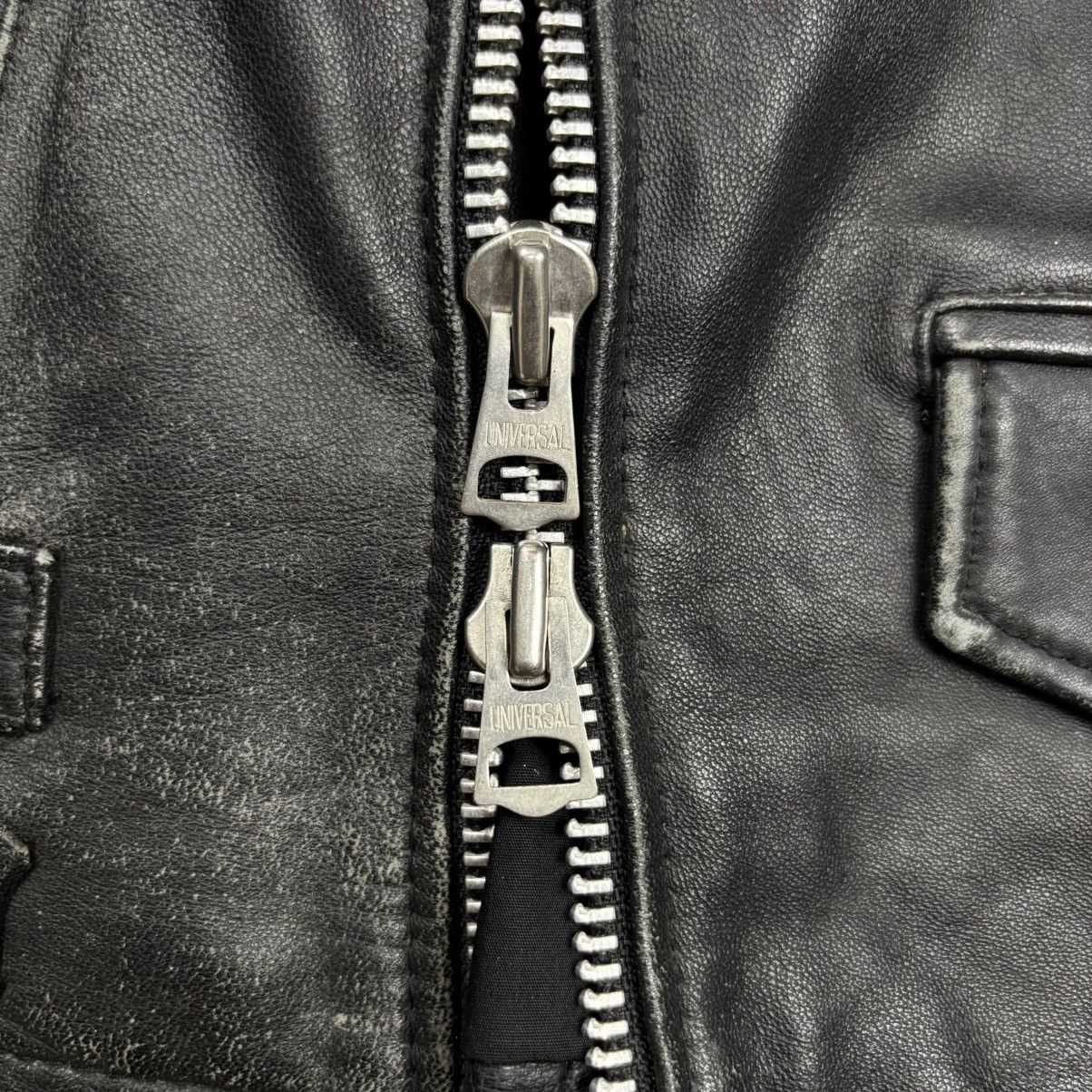 JACKROSE 2000s Jackrose - Sunfaded Rider Leather Jacket Size US M / EU 48-50 / 2 - 10 Thumbnail