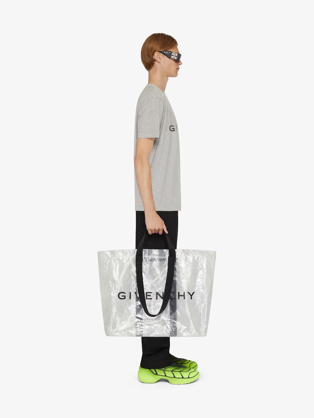 Givenchy o1srvl11e0725 Archetype Slim Fit T-Shirt in Light Grey Size US XS / EU 42 / 0 - 3 Thumbnail