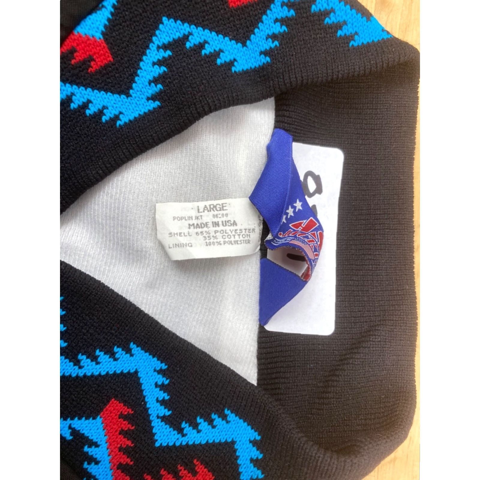 Vintage VINTAGE ASW Jackets Jacket Men Bomber Black L Aztec Southwest Embroidered 8369 Size US L / EU 52-54 / 3 - 3 Thumbnail