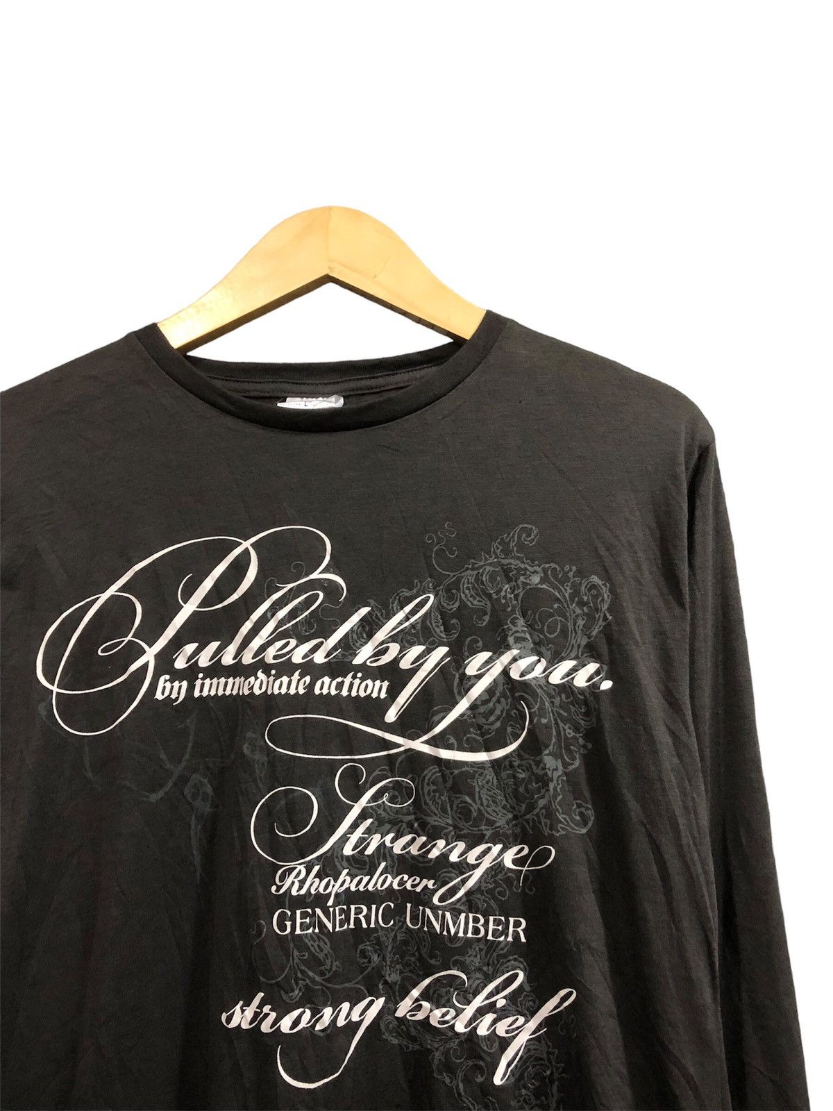 If Six Was Nine Japanese Poem LongSleeve Rock Punk Style Size US L / EU 52-54 / 3 - 3 Thumbnail