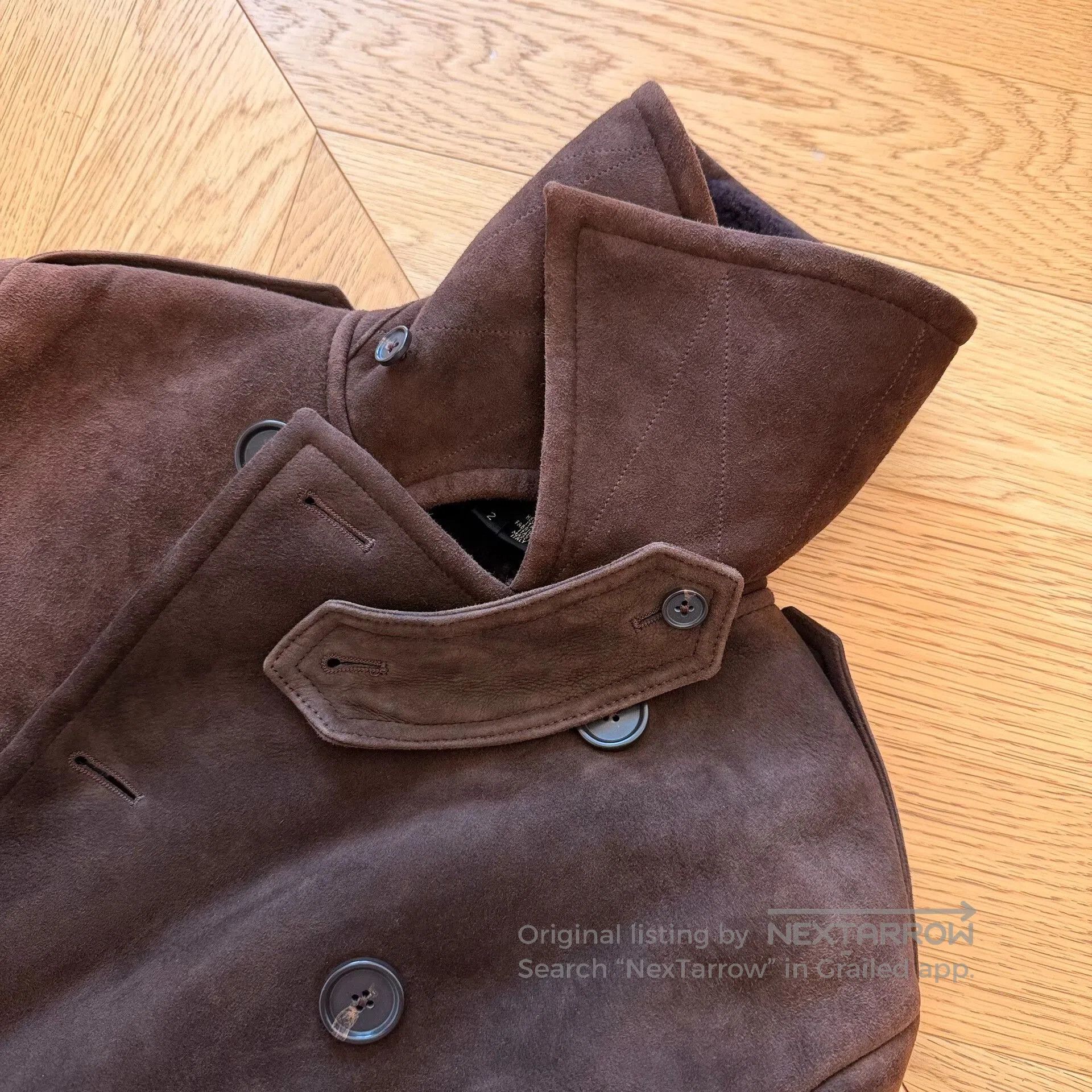 RLX Ralph Lauren Black Shearling Long Coat by Ralph Lauren. Size M / US 6-8 / IT 42-44 - 6 Thumbnail