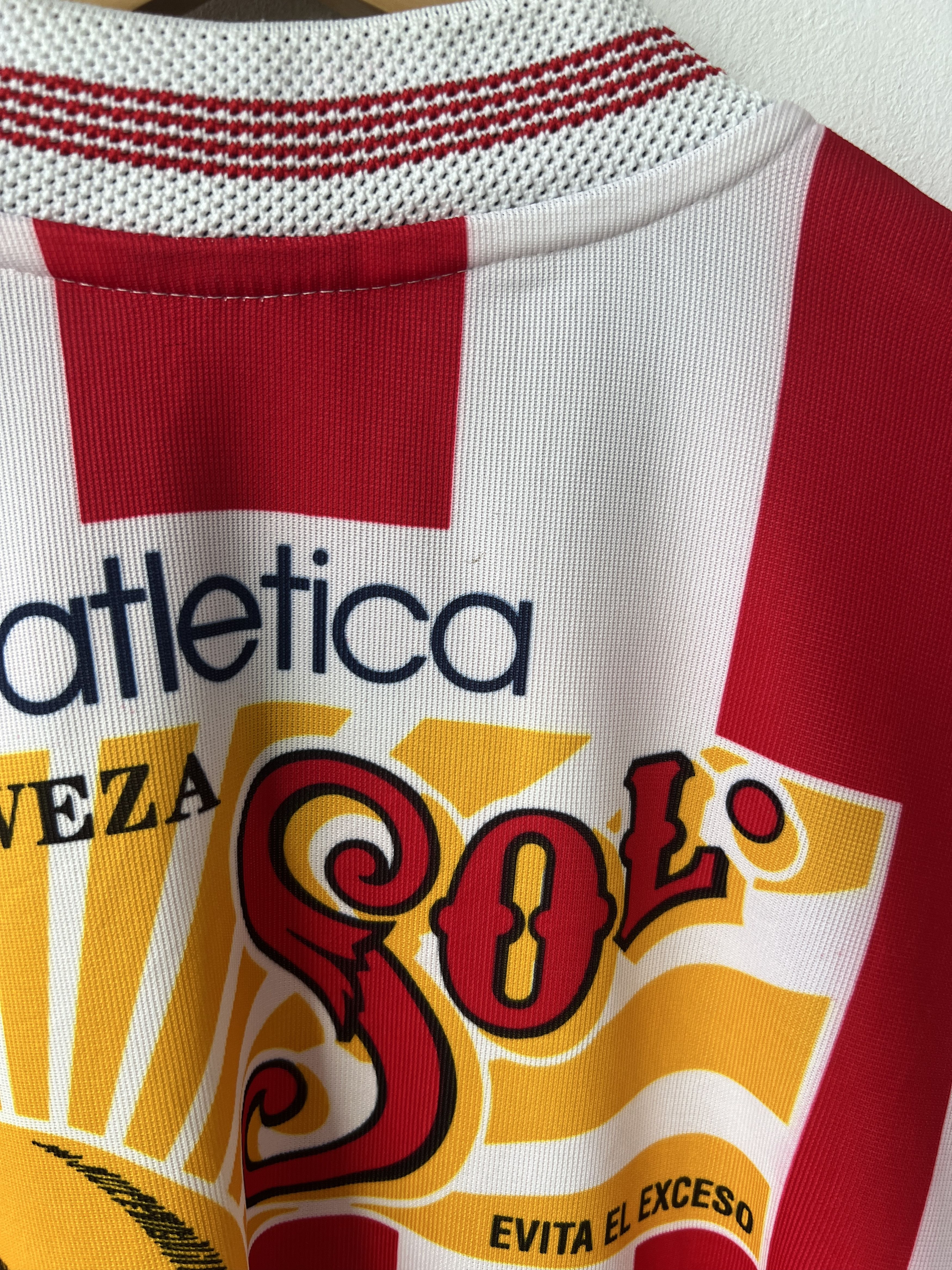 Atletica (L Fits XL) Chivas Guadalajara 2000-01 Home Kit Size US L / EU 52-54 / 3 - 7 Thumbnail