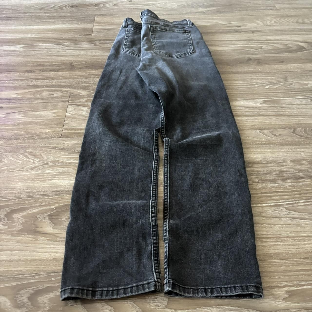 Vintage Crazy Vintage Y2K/2000s Grunge Faded Black Denim Jeans! 34x30 Size US 34 / EU 50 - 4 Thumbnail