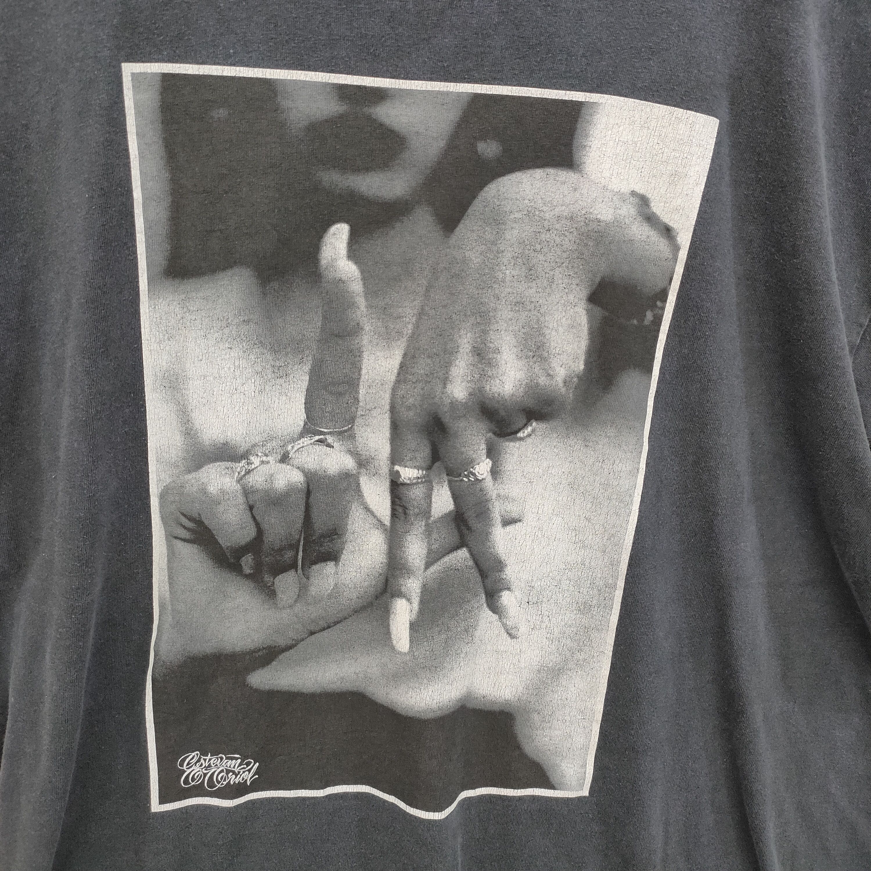 Vintage Estevan Oriol Tattoo Art LA Los AngelesT Shirt Size US L / EU 52-54 / 3 - 6 Thumbnail