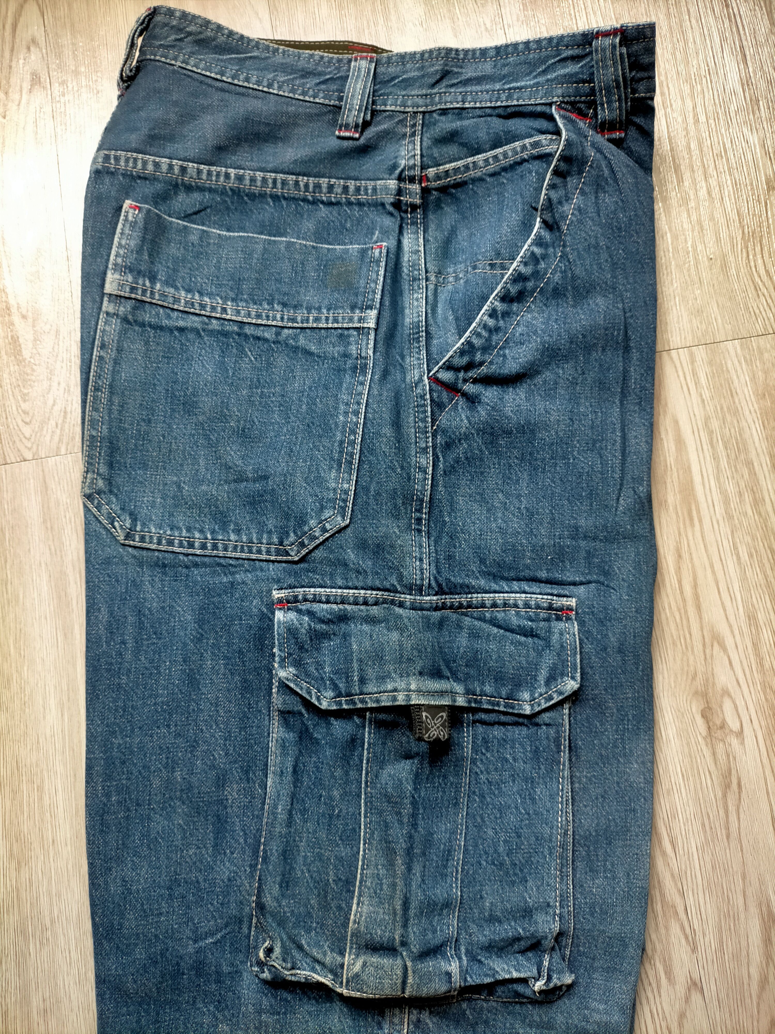 JNCO Vintage 90s Piko Baggy Cargo Denim Pants Size US 29 - 13 Thumbnail