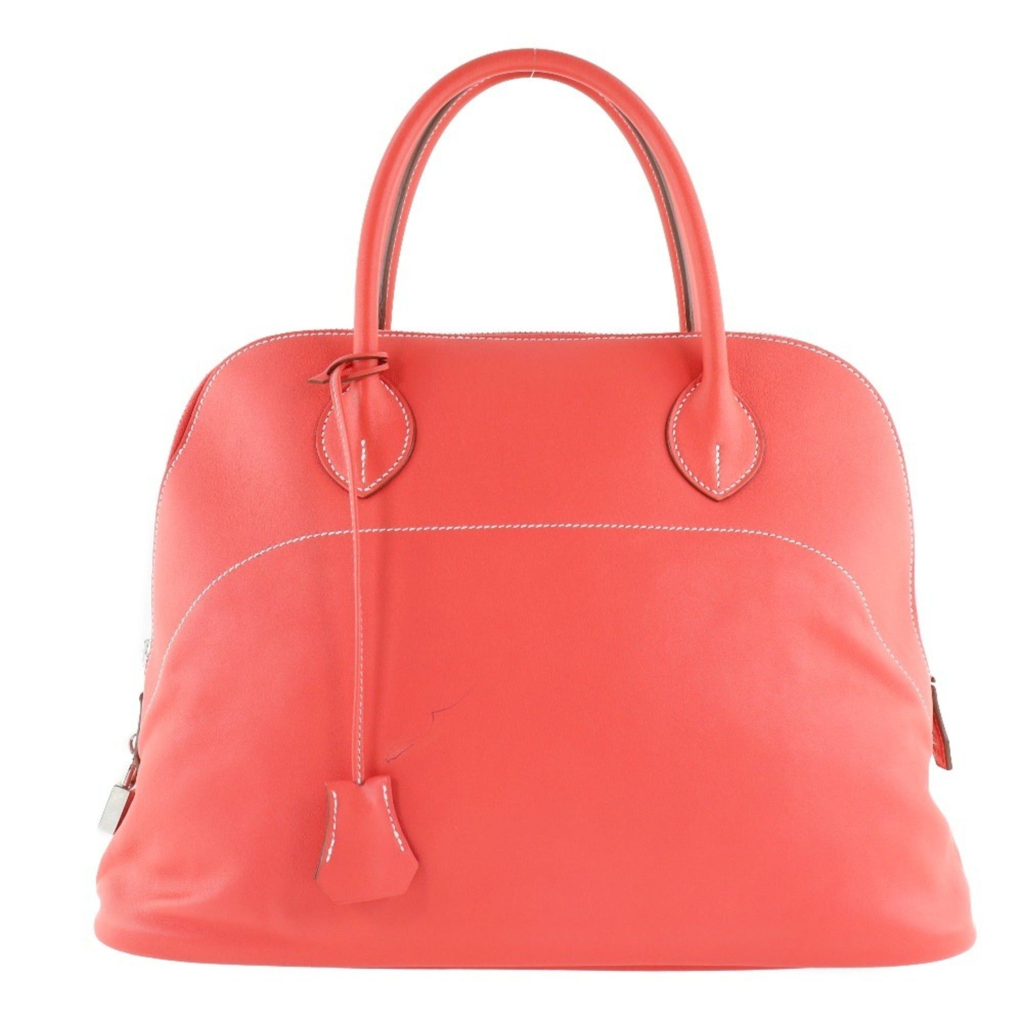 image of Hermes Bolide Relax 35 Sikkim Rose Jaipur Red P Women's Handbag in Black