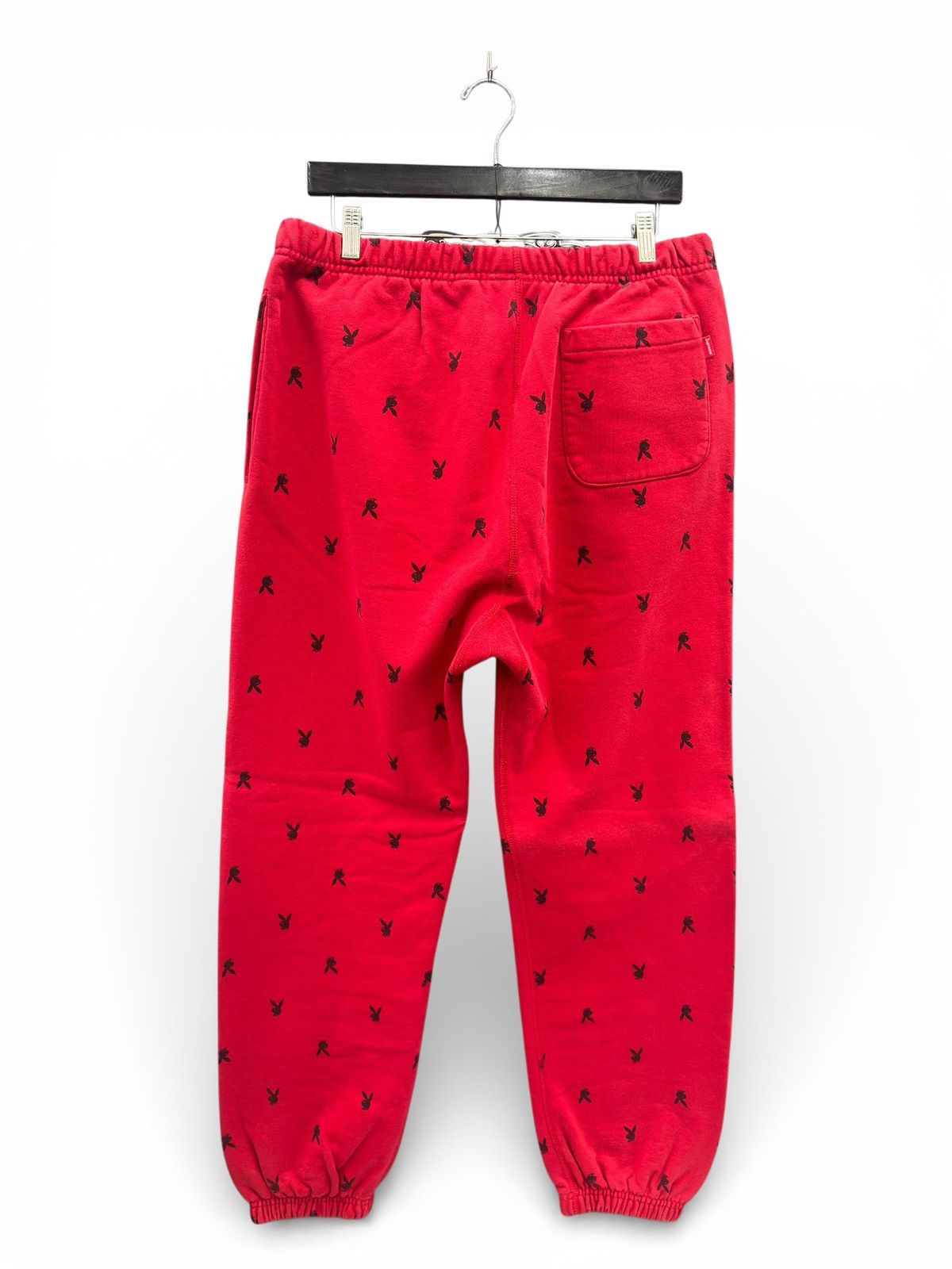 Playboy × Supreme Supreme Playboy Red Sweatpants Size US 34 / EU 50 - 2 Thumbnail