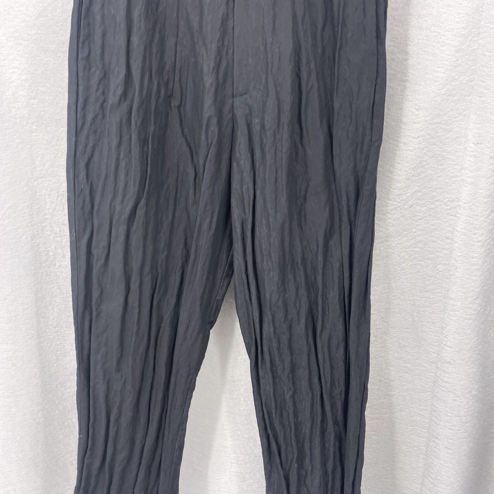 Alexander McQueen Alexander McQueen McQ Pants Women Small 38 IT High Waist Black Bootcut 90s? No Quiet y2k Size 28" / US 6 / IT 42 - 6 Thumbnail