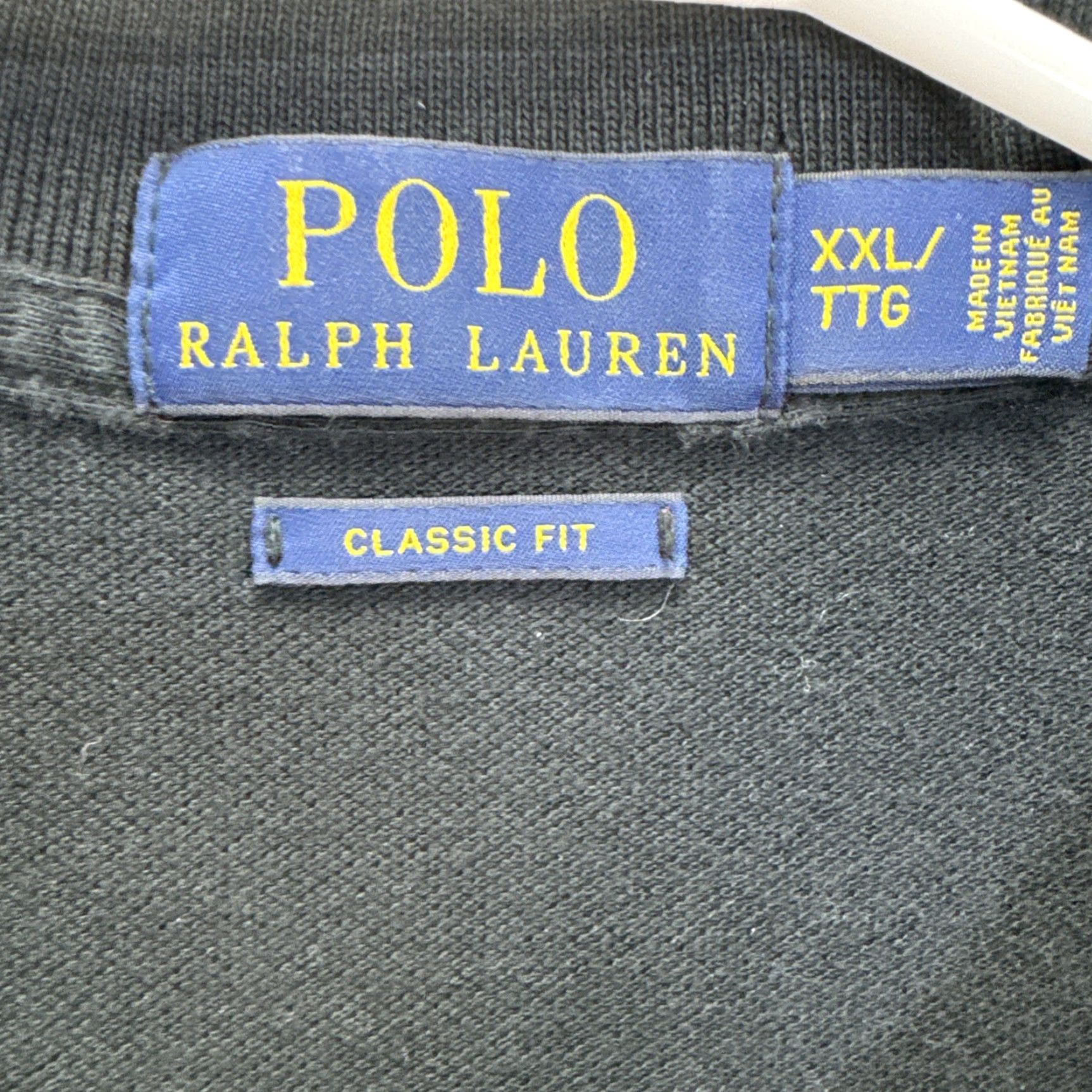 Polo Ralph Lauren Polo Ralph Lauren Men's XXL Black Classic Fit Short Sleeve Cotton Polo Shirt Size US XXL / EU 58 / 5 - 2 Thumbnail
