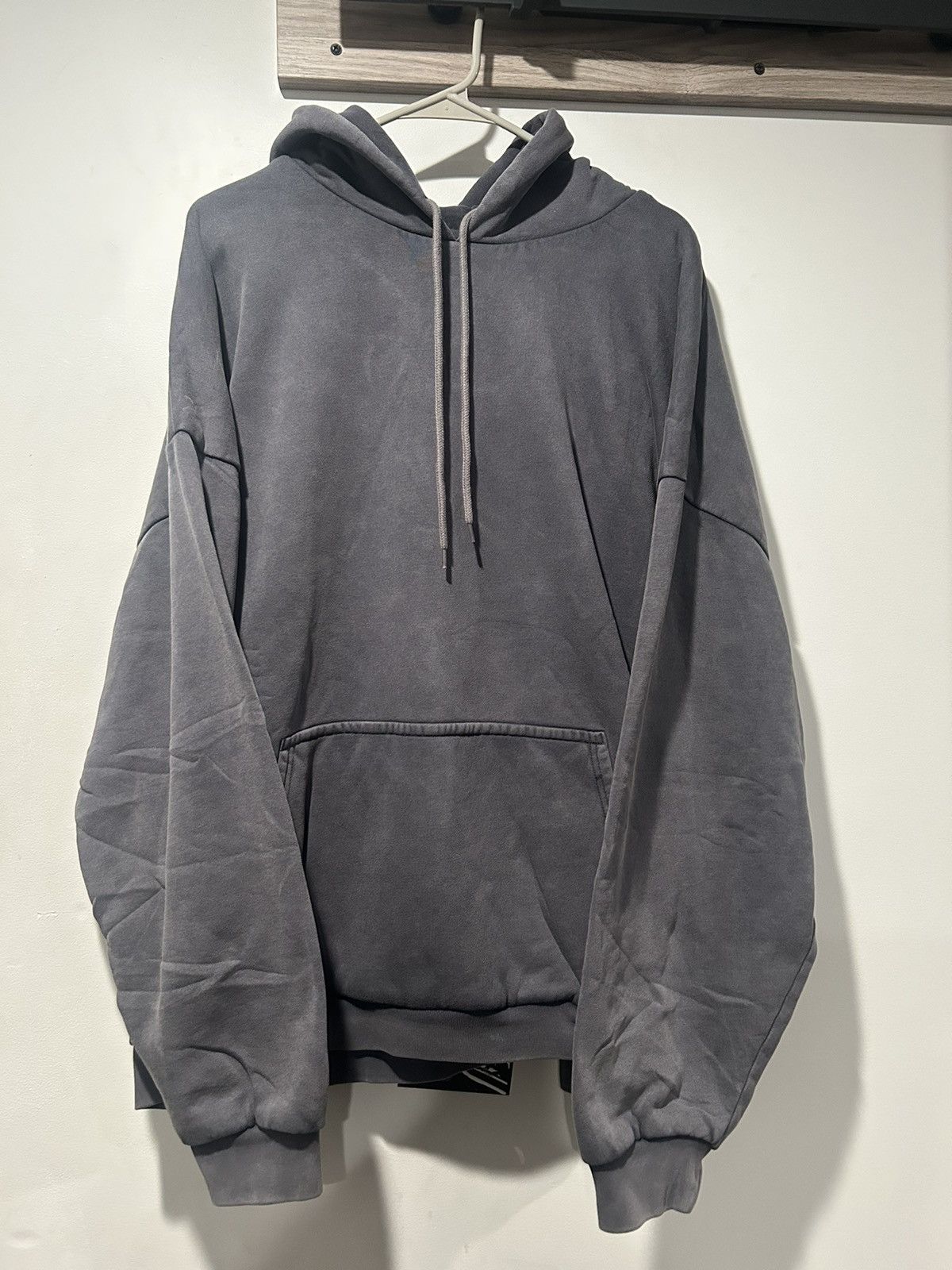 Yeezy YZY x GAP Poetic Black oversize Hoodie Size US L / EU 52-54 / 3 - 1 Thumbnail