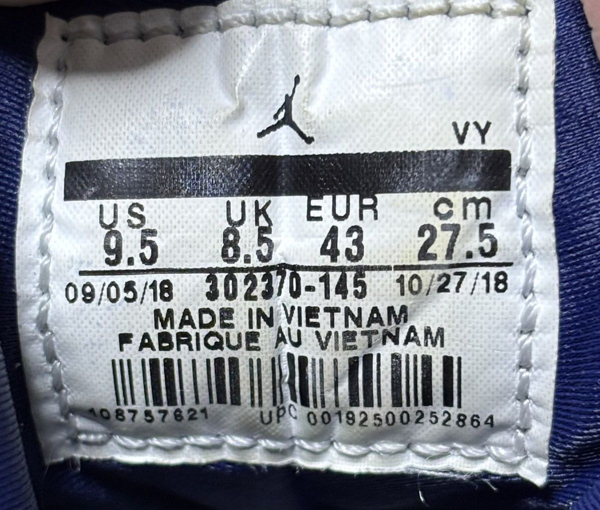 Jordan Brand Jordan 9 Retro UNC 2019 Size 9.5 Size US 9.5 / EU 42-43 - 7 Thumbnail