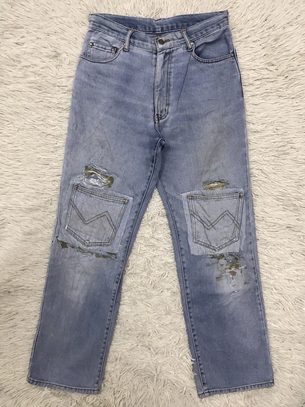 Japanese Brand × Vintage Vintage Sayotasu Co. ltd Blue Way Custom Distressed Jeans Size US 28 / EU 44 - 1 Thumbnail