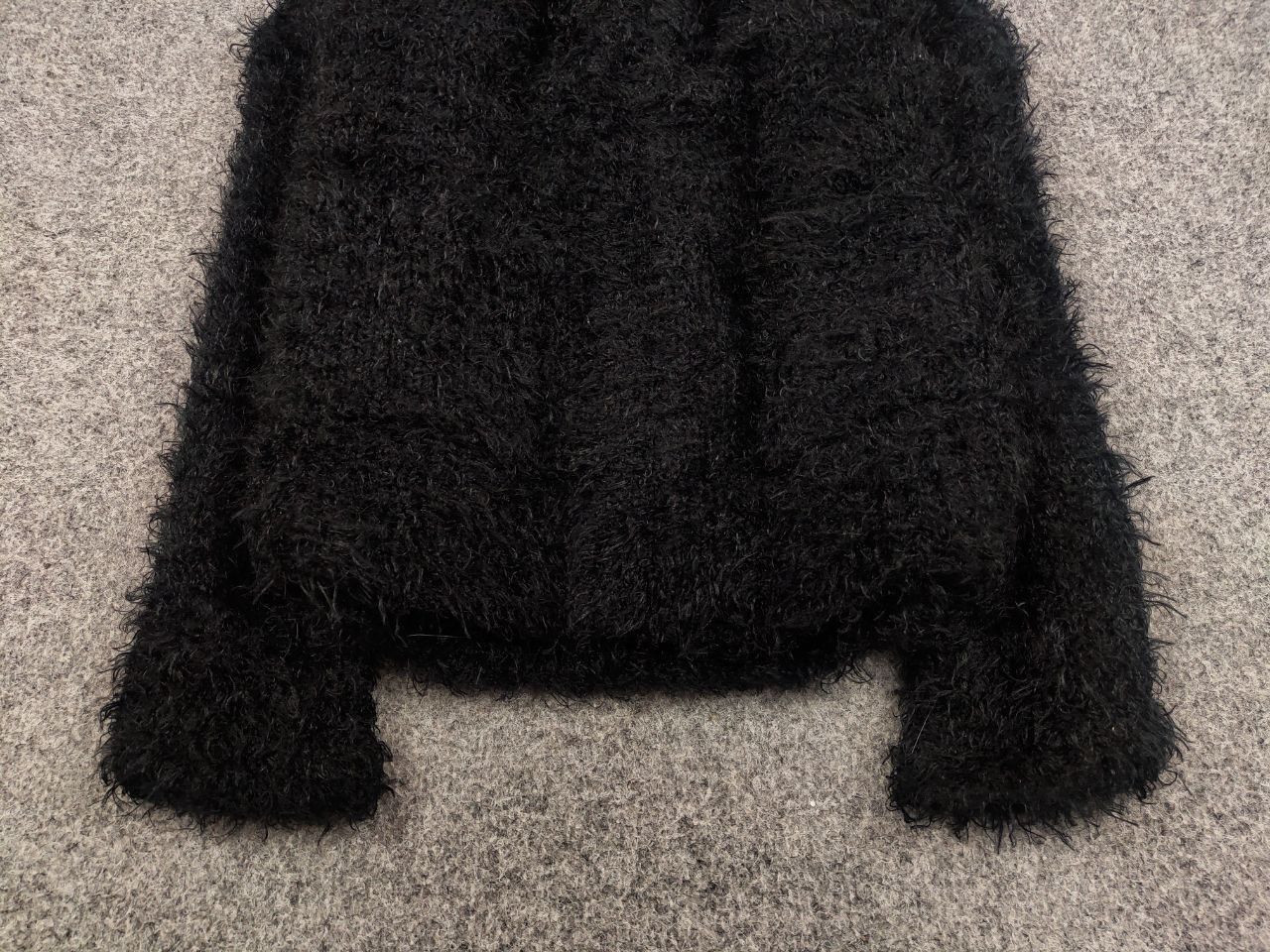 Japanese Brand × Vintage Vintage 90's Japanese Cardigan Mohair Style Fuzzy Sweater Size US M / EU 48-50 / 2 - 4 Thumbnail