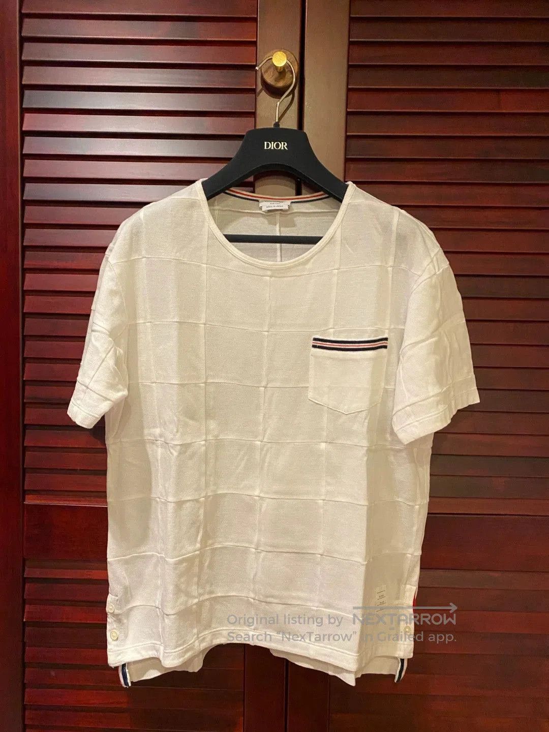 Thom Browne THOM BROWNE Men's White Short. Size US S / EU 44-46 / 1 - 1 Thumbnail
