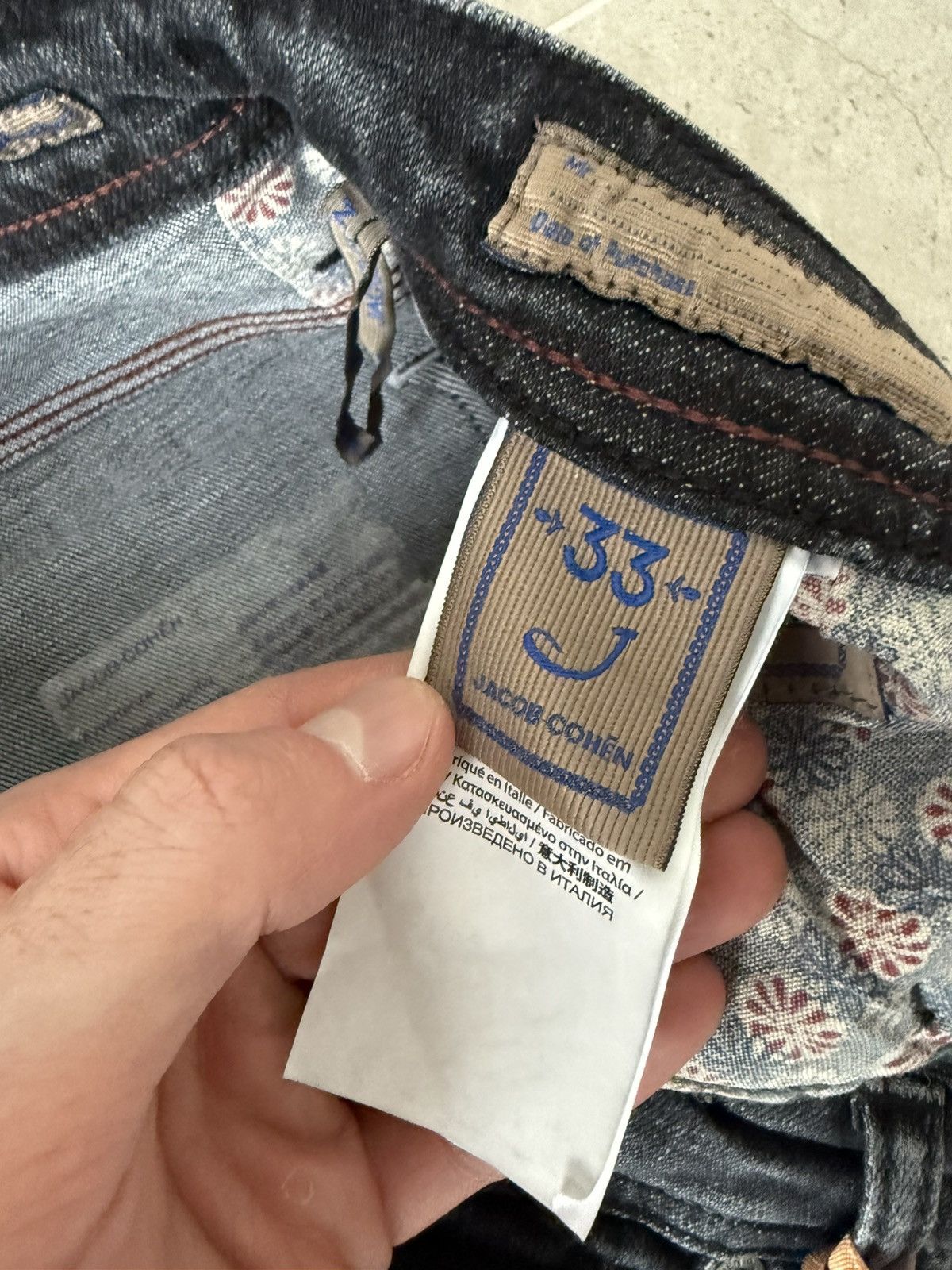 Jacob Cohen NEW Mens jacob cohen bard made in Italy denim jeans size 33 Size US 33 - 7 Thumbnail
