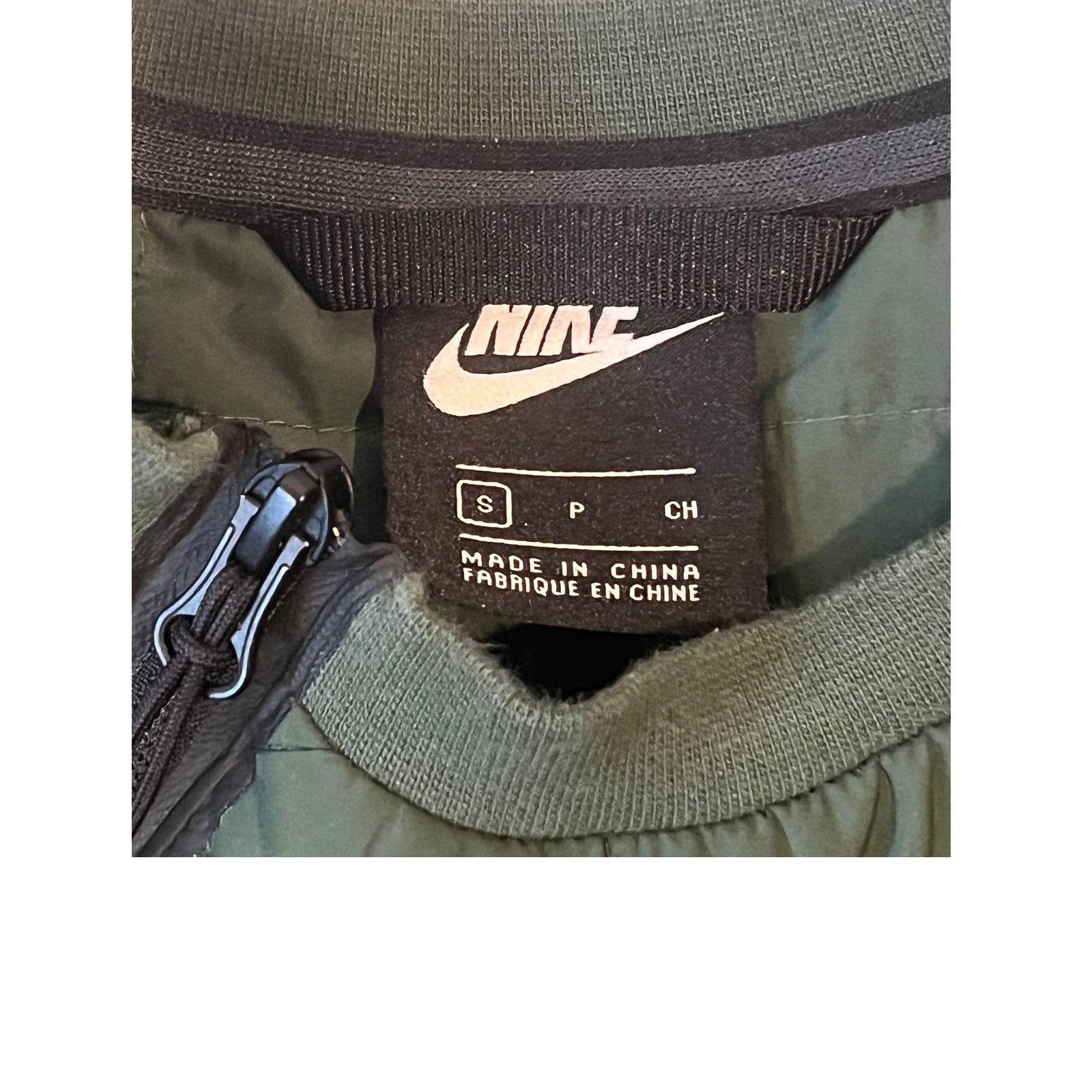 Nike Nike Qtr Zip Quilted Army Green Crewneck Pullover Mens S Size US S / EU 44-46 / 1 - 3 Thumbnail