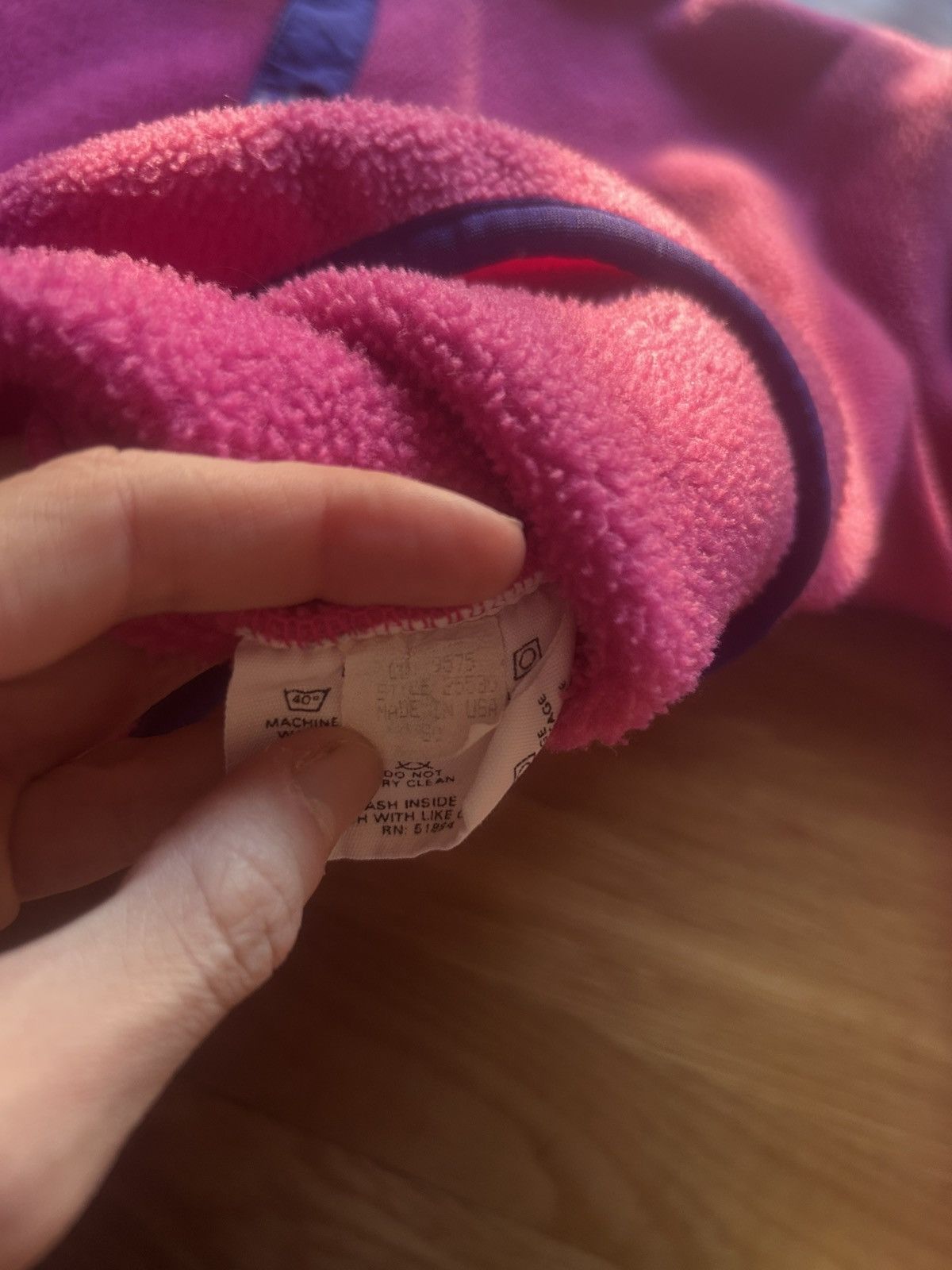 Patagonia Patagonia 1990 vintage synchilla snap t fleece medium pink Size US M / EU 48-50 / 2 - 7 Thumbnail