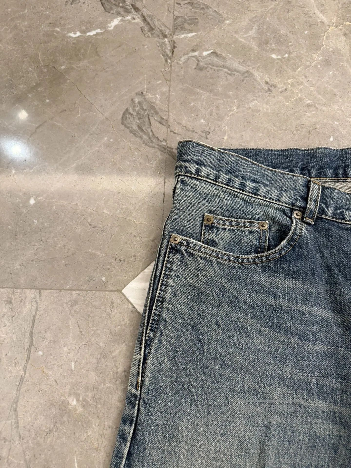 Saint Laurent Paris Saint Laurent Blue Denim Jeans Size 33. Size US 33 - 6 Thumbnail