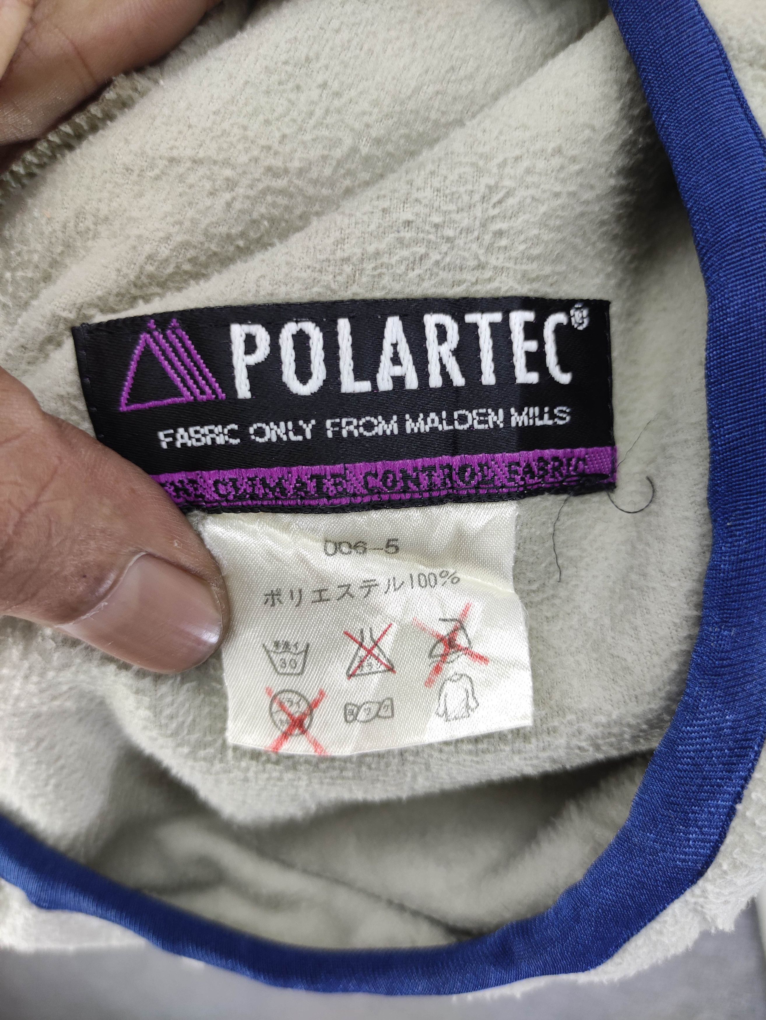 Polartec Vintage Mello's Fleece Sweater Half Snap Button Size US L / EU 52-54 / 3 - 7 Thumbnail