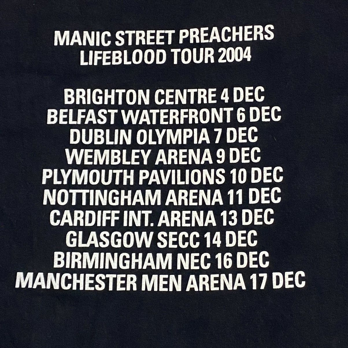 Band Tees I Alternative rock band manic street preachers lifeblood art Size US M / EU 48-50 / 2 - 5 Thumbnail