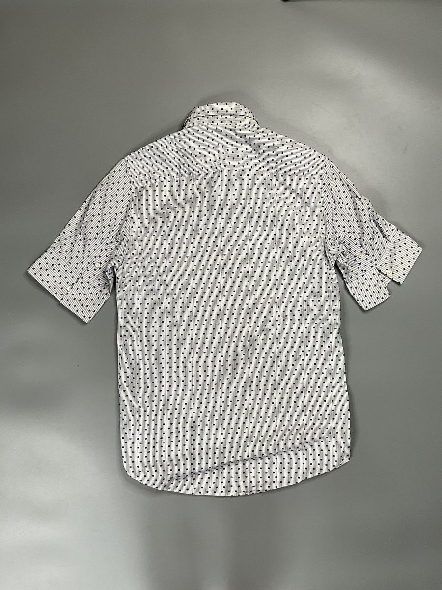 Celine Celine x Phoebe Philo Flocky Dot Striped Shirt Size US S / EU 44-46 / 1 - 2 Thumbnail