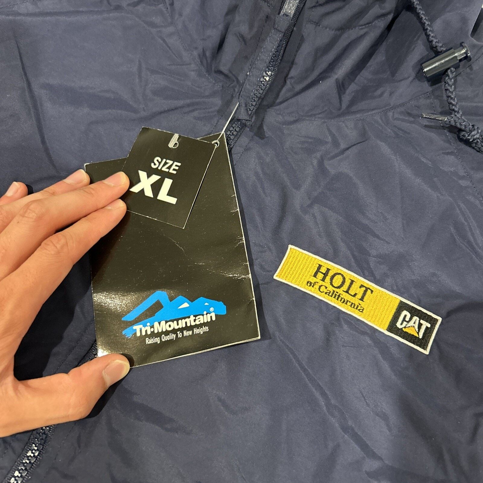 Carhartt Cat Mining Company Windbreaker Jacket XL Lined Blocktec Size US XL / EU 56 / 4 - 2 Thumbnail
