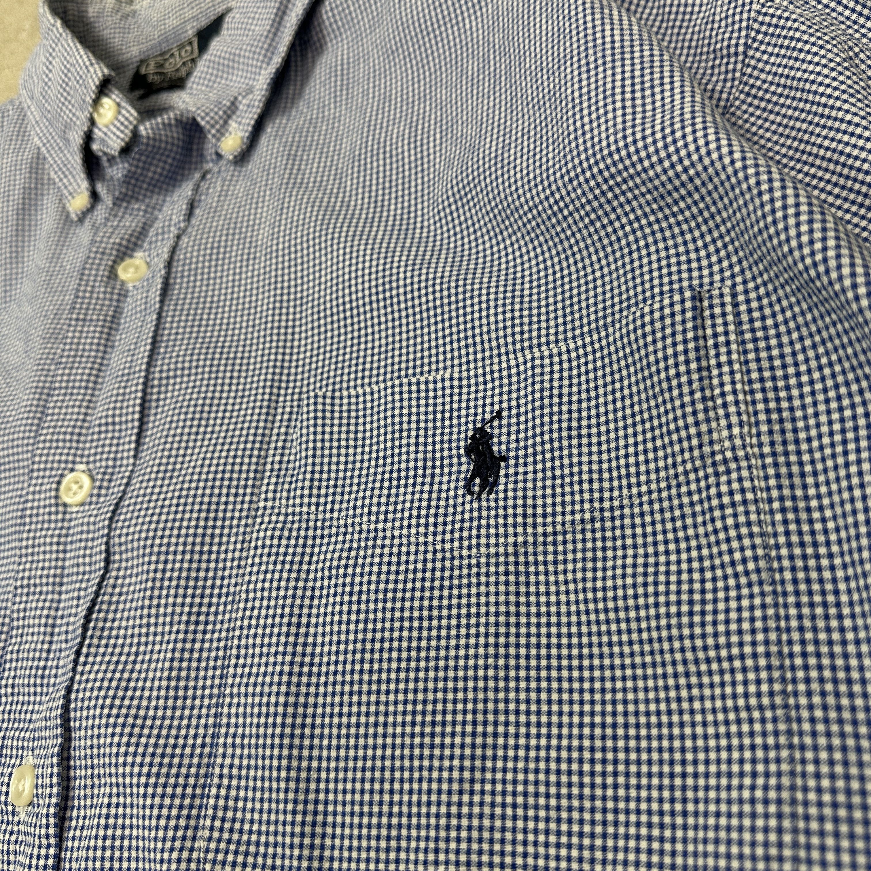Polo Ralph Lauren Vintage Vichy Gingham Polo Ralph Lauren Button Down Shirt Size US L / EU 52-54 / 3 - 3 Thumbnail