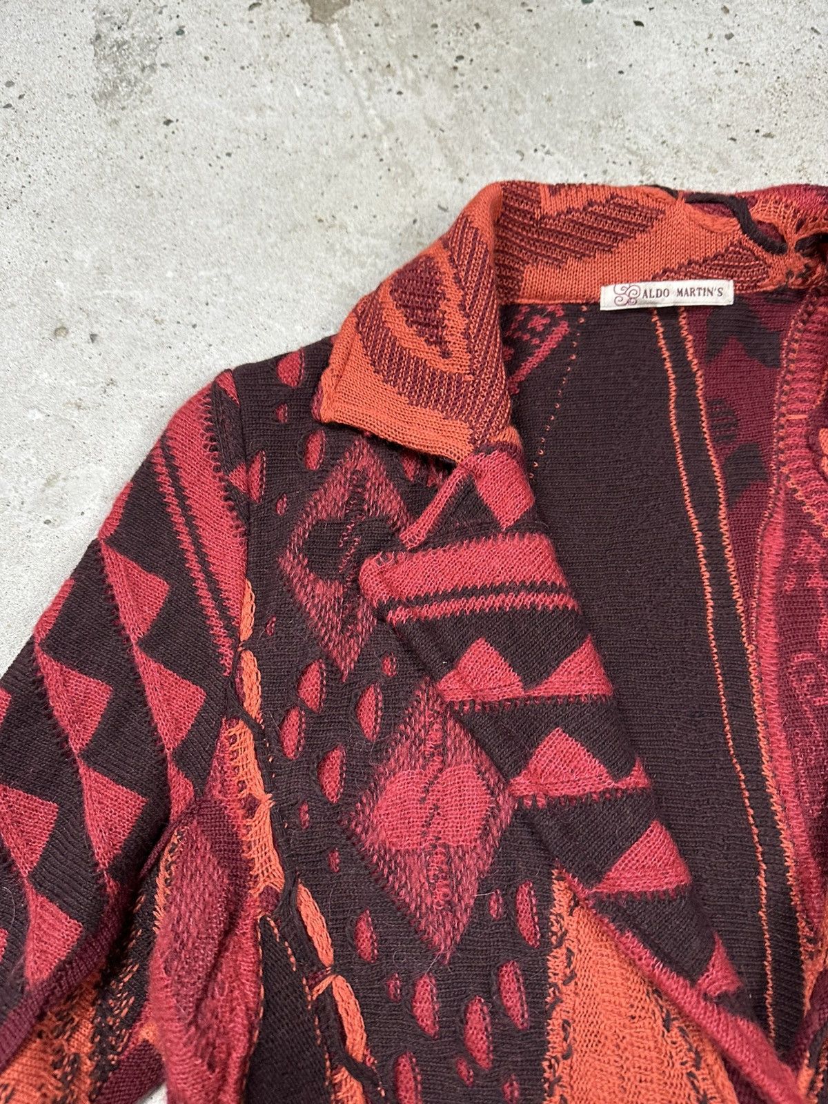 Coogi × Vintage Vintage Y2K Coogi Style Wool Viscose Knit Cardigan Sweater Size US XS / EU 42 / 0 - 8 Thumbnail