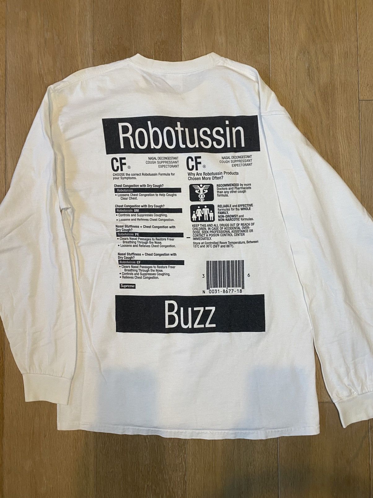 Supreme Supreme Robotussin Buzz SS13 Long Sleeve Size US L / EU 52-54 / 3 - 1 Thumbnail