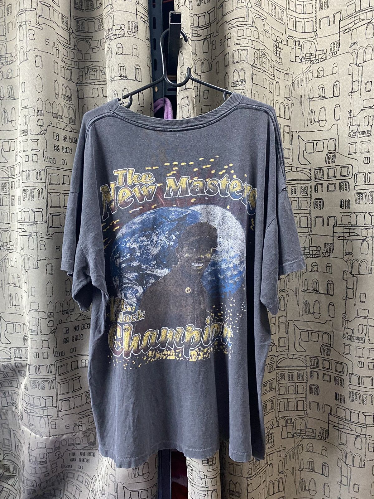 Rap Tees Faded 90s Tiger Woods Bootleg T Shirt Size US XXL / EU 58 / 5 - 5 Thumbnail