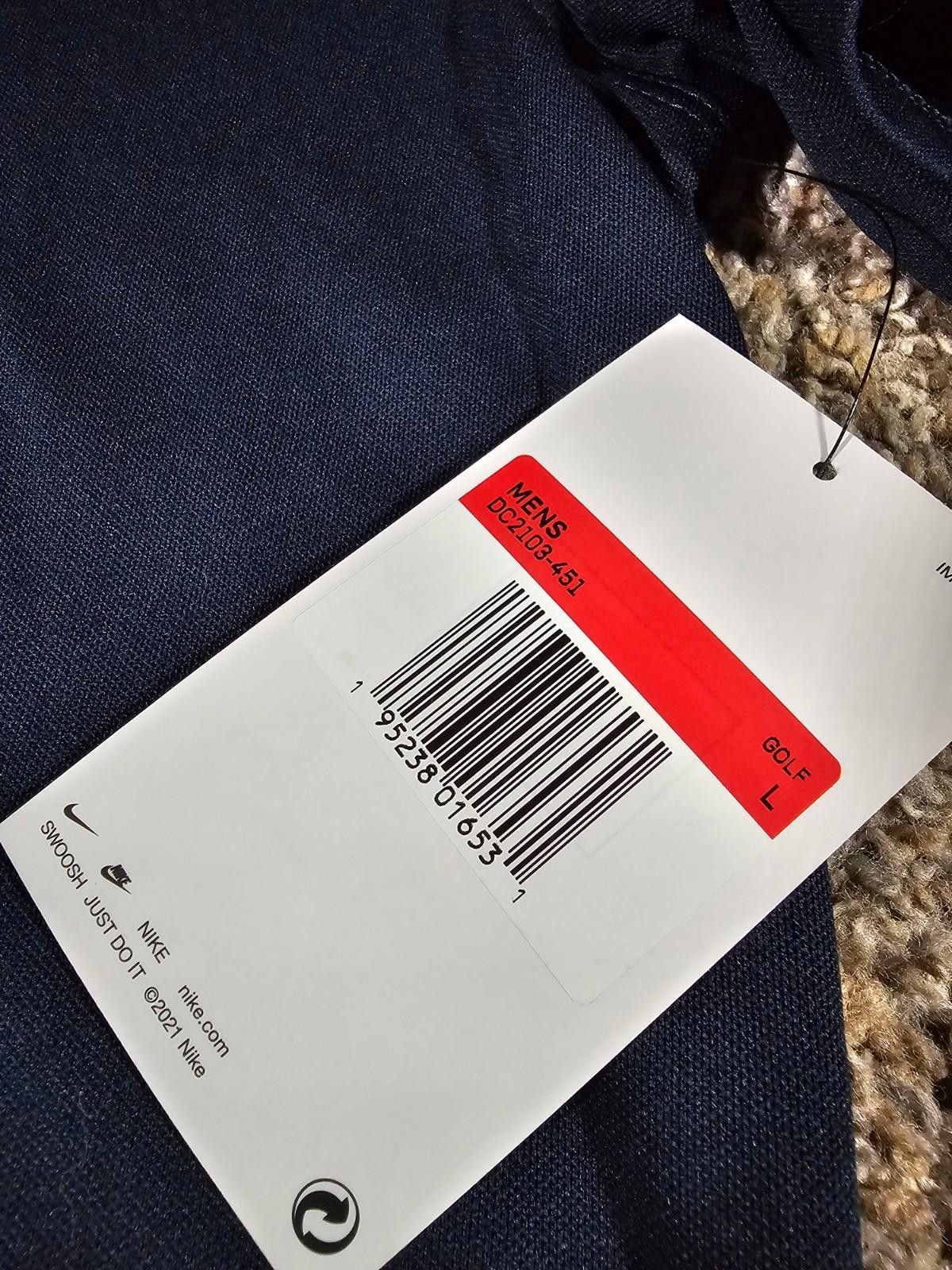 Nike NIKE Golf Polo Shirt "Malcolm Look to the Blue" NWD Large Size US L / EU 52-54 / 3 - 3 Thumbnail