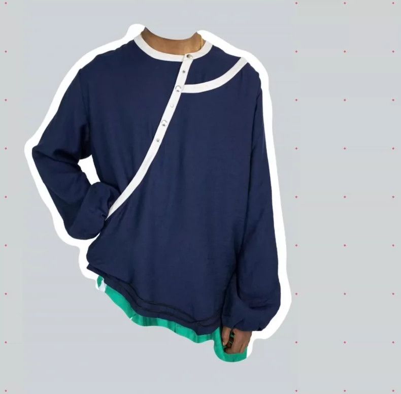 Kiko Kostadinov Kiko Kostadinov Size OSIsaac Double Layer Shirt Size US S / EU 44-46 / 1 - 6 Thumbnail