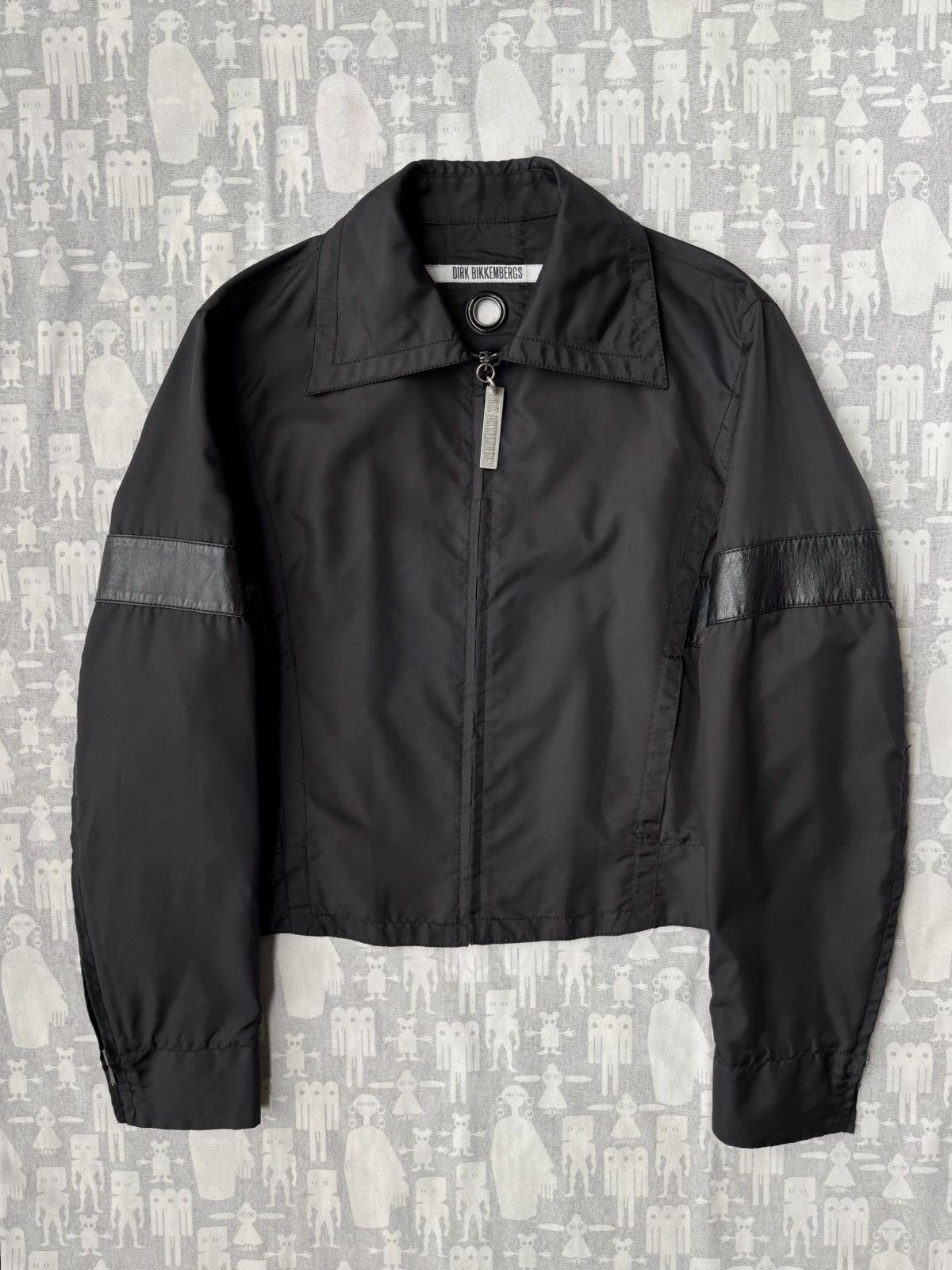 Dirk Bikkembergs Dirk Bikkembergs SS97 Metal Eyelets Nylon Cropped Jacket Size US M / EU 48-50 / 2 - 7 Thumbnail