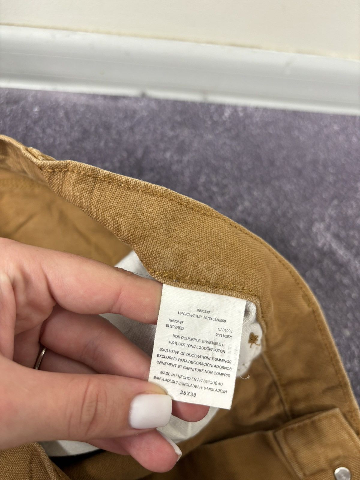 Dickies Vintage Dickies USA Orange Skate Hype Baggy Carpenter Pants Size US 38 / EU 54 - 15 Thumbnail