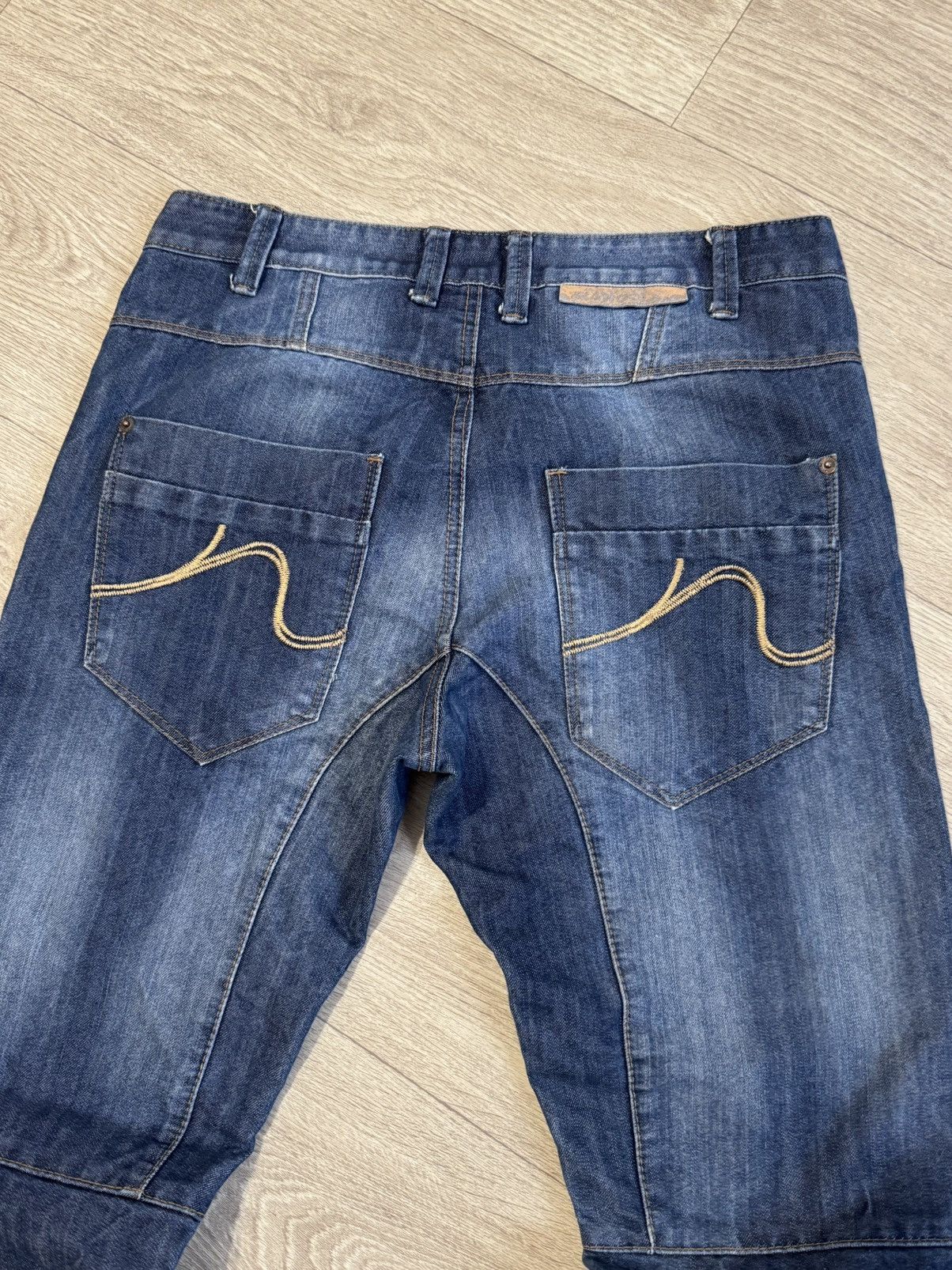 Kangol 🔷Vintage Kangol Y2K Baggy Denim Jeans🔷 Size US 34 / EU 50 - 8 Thumbnail