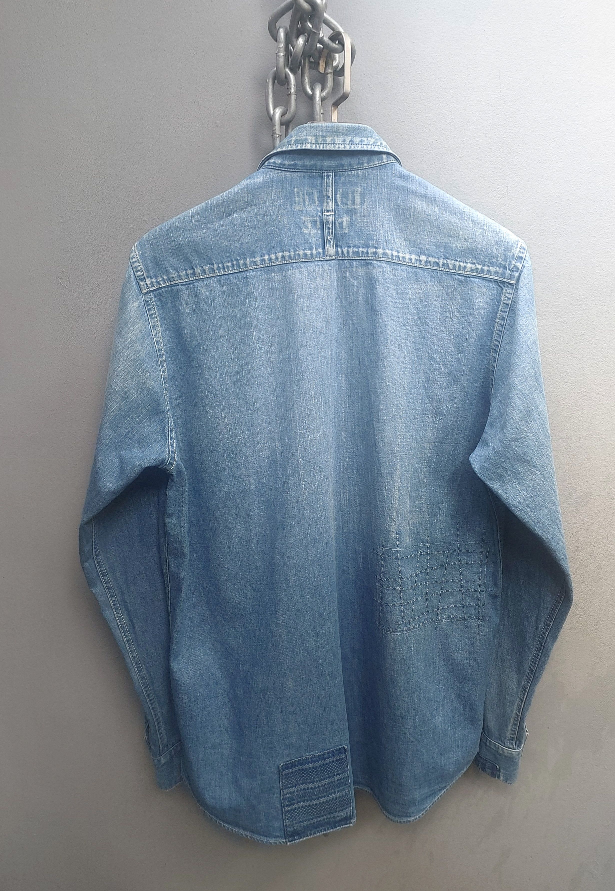 FDMTL FDMTL Patchwork Denim Shirt Size US L / EU 52-54 / 3 - 11 Thumbnail